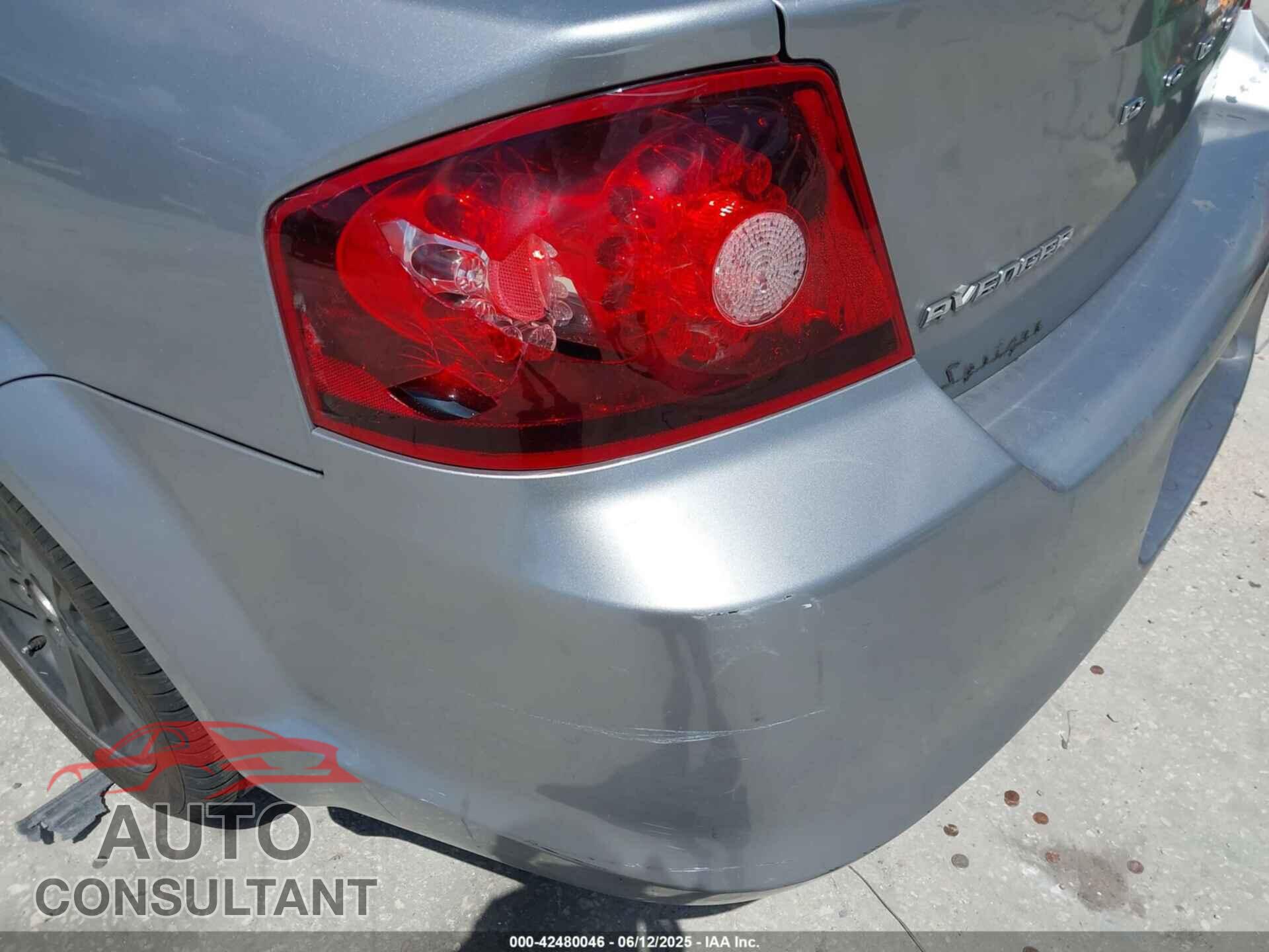 DODGE AVENGER 2013 - 1C3CDZAB7DN516794