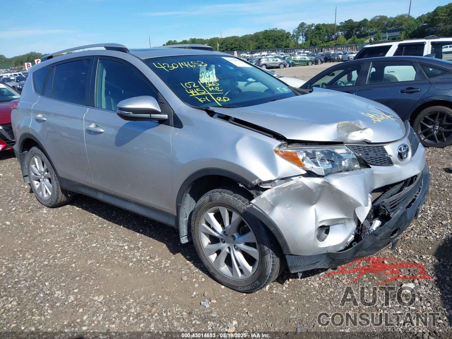 TOYOTA RAV4 2013 - 2T3DFREV4DW035439