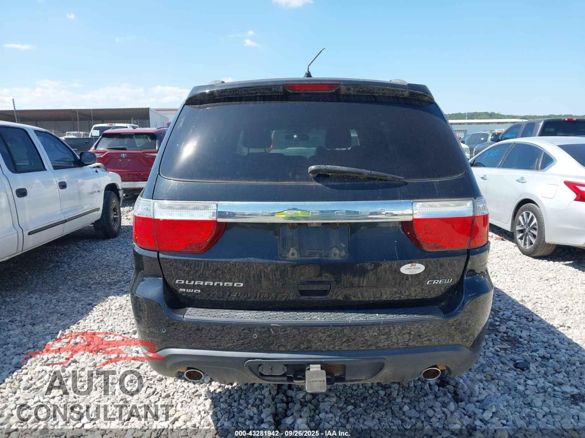 DODGE DURANGO 2013 - 1C4SDJDT5DC667559