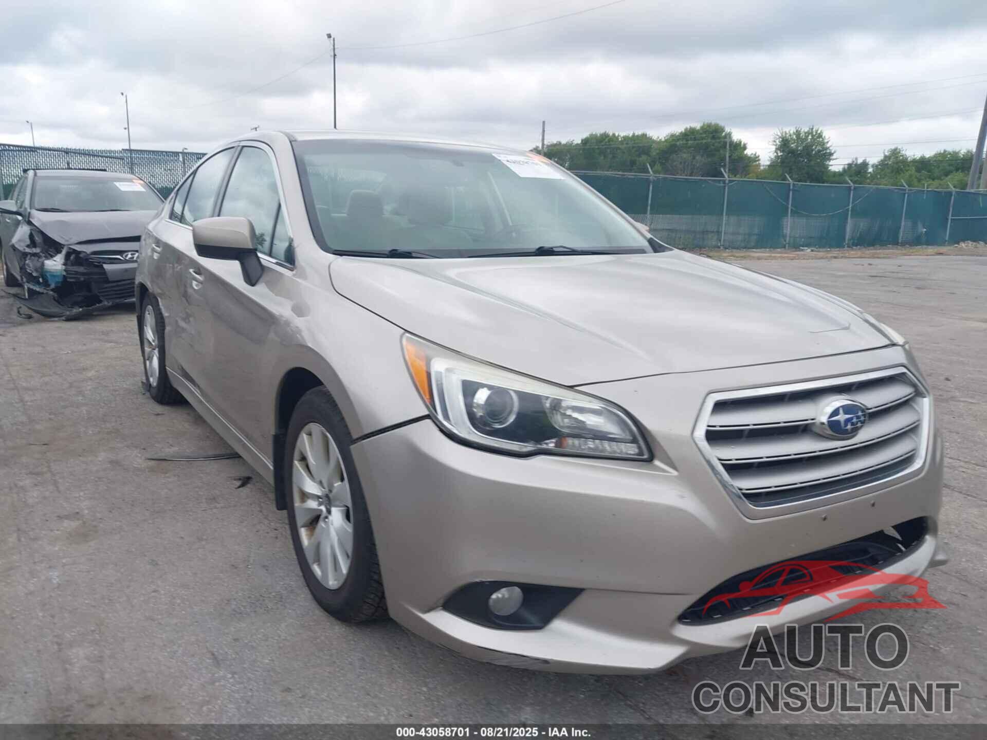 SUBARU LEGACY 2015 - 4S3BNBC6XF3015120