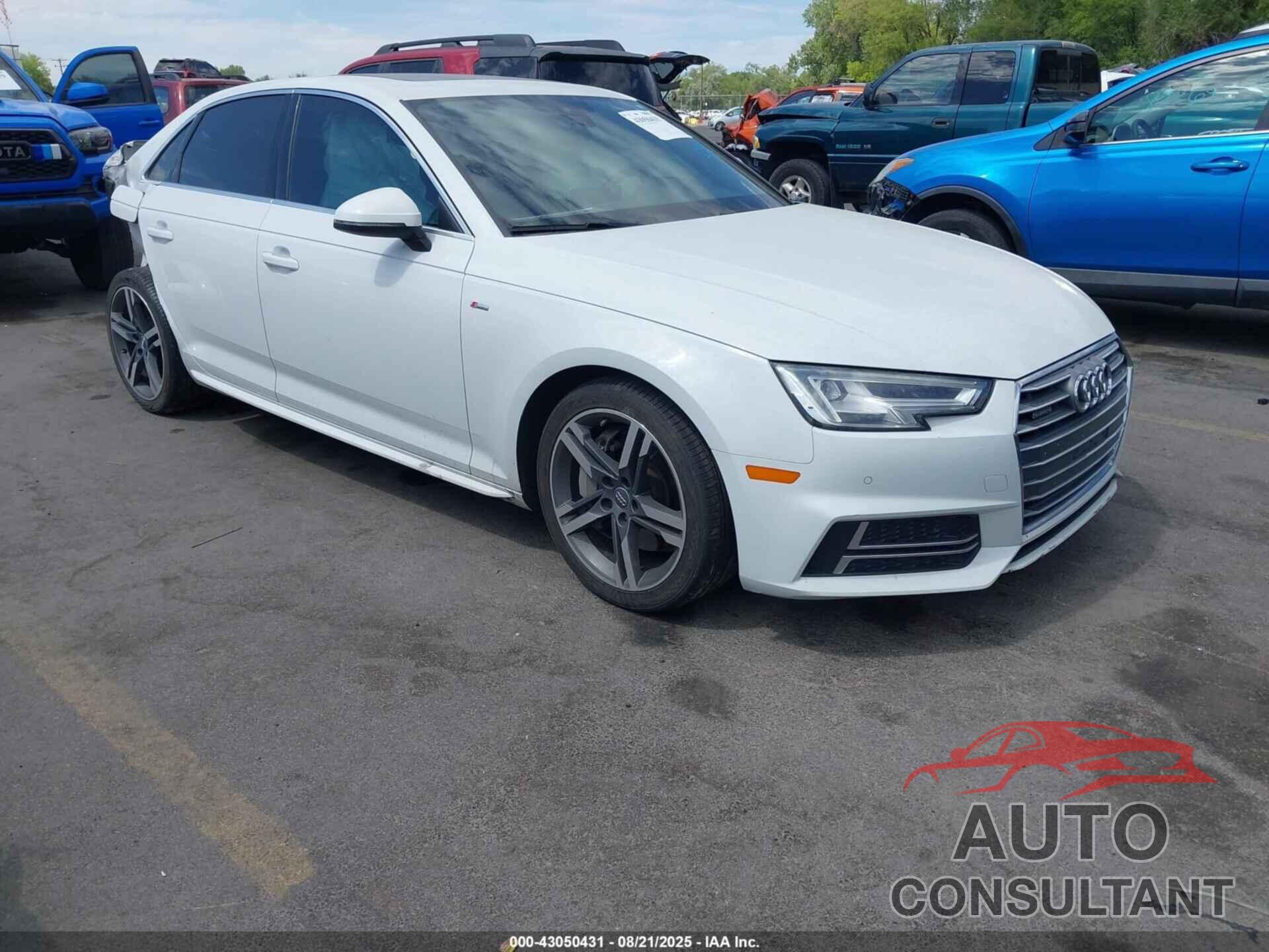 AUDI A4 2018 - WAUENAF44JA034233