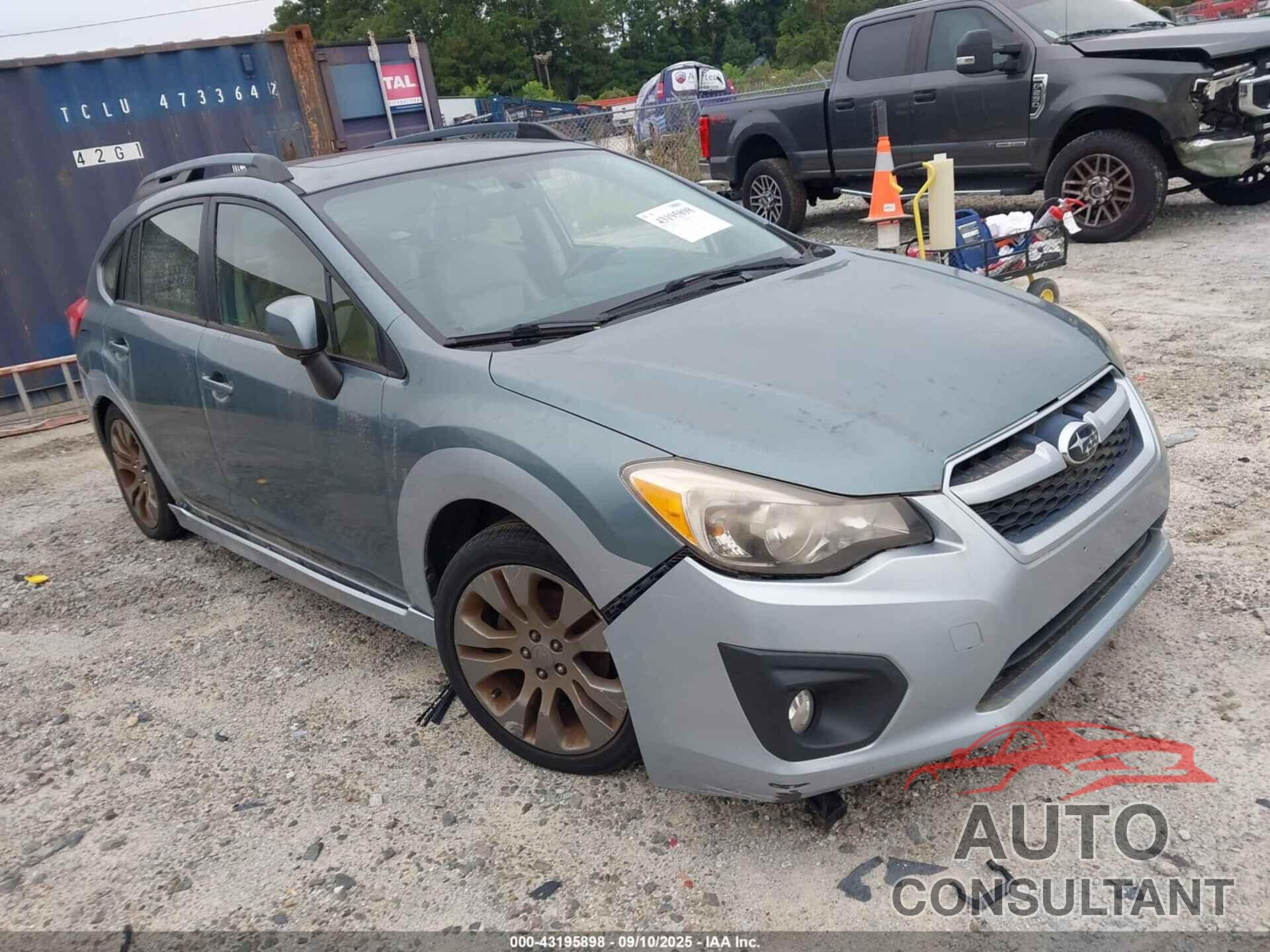 SUBARU IMPREZA 2012 - JF1GPAU65CH229221