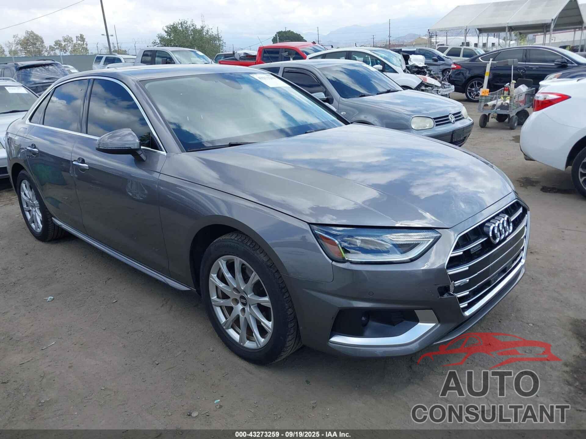 AUDI A4 2022 - WAUABAF40NN001672