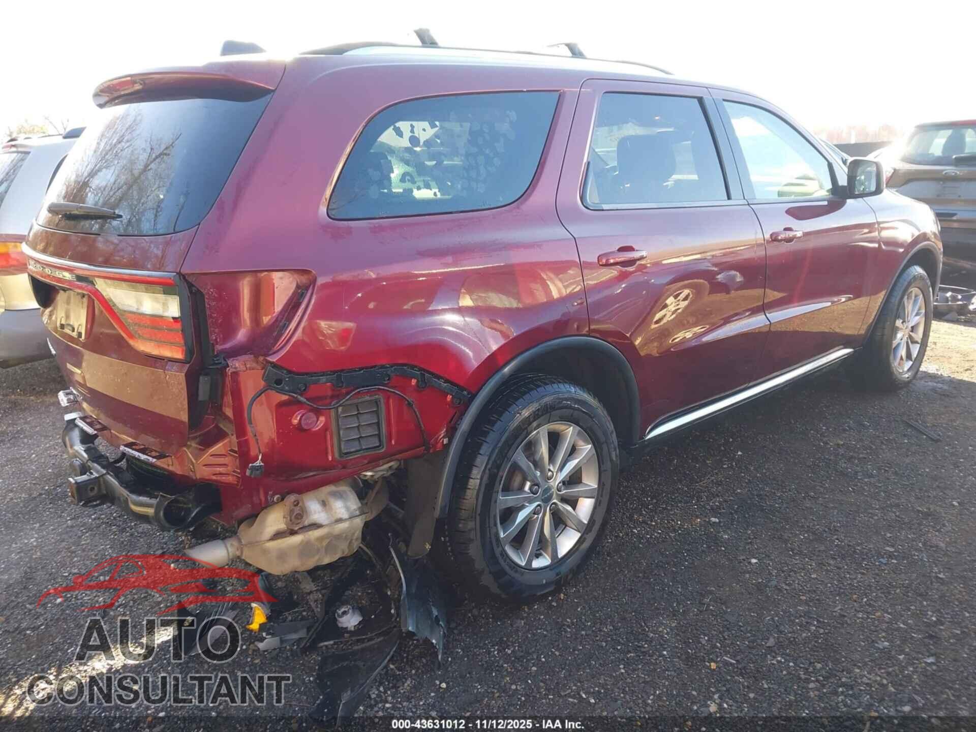 DODGE DURANGO 2017 - 1C4RDJAGXHC839855