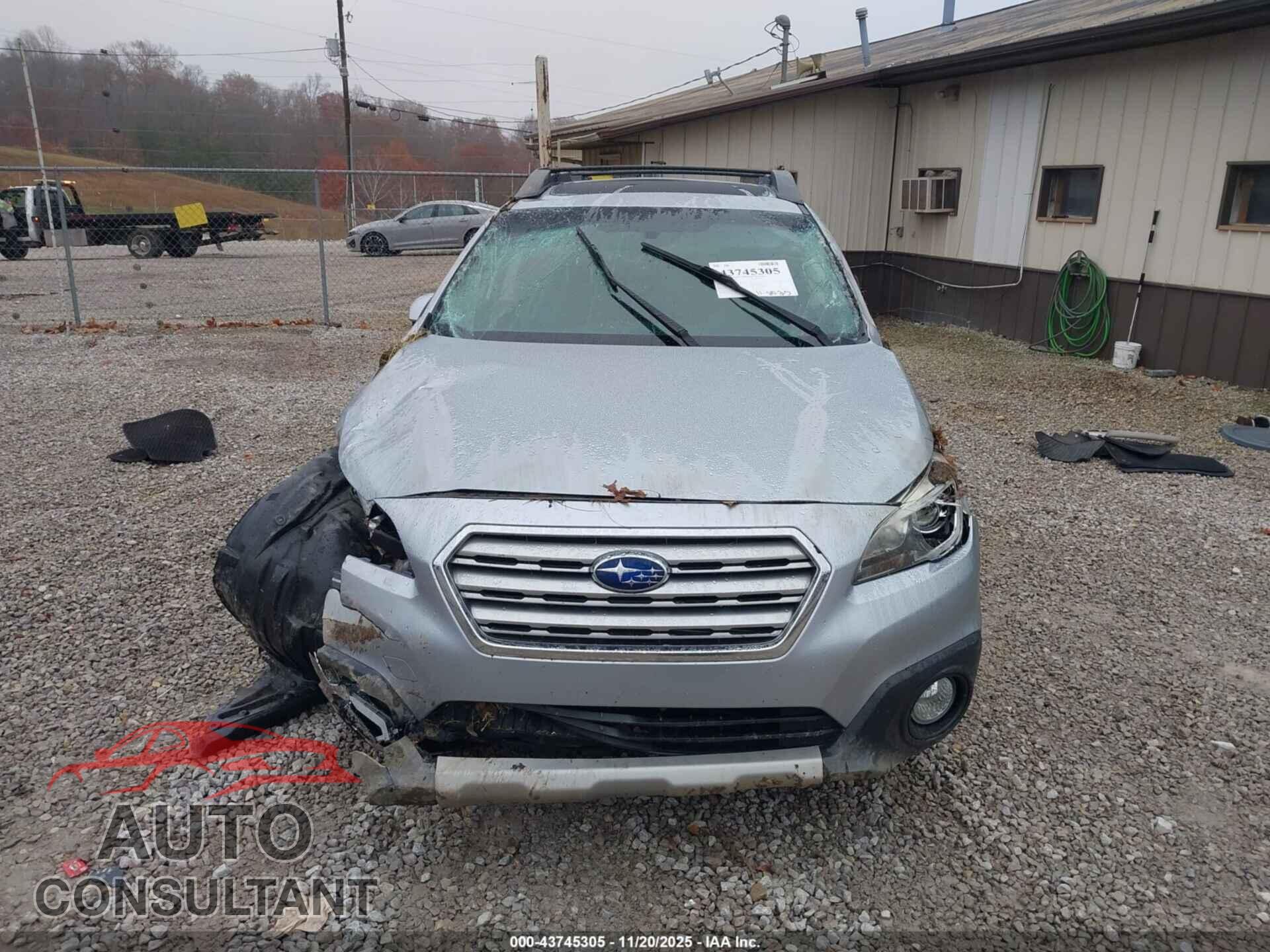 SUBARU OUTBACK 2015 - 4S4BSBLC4F3285387