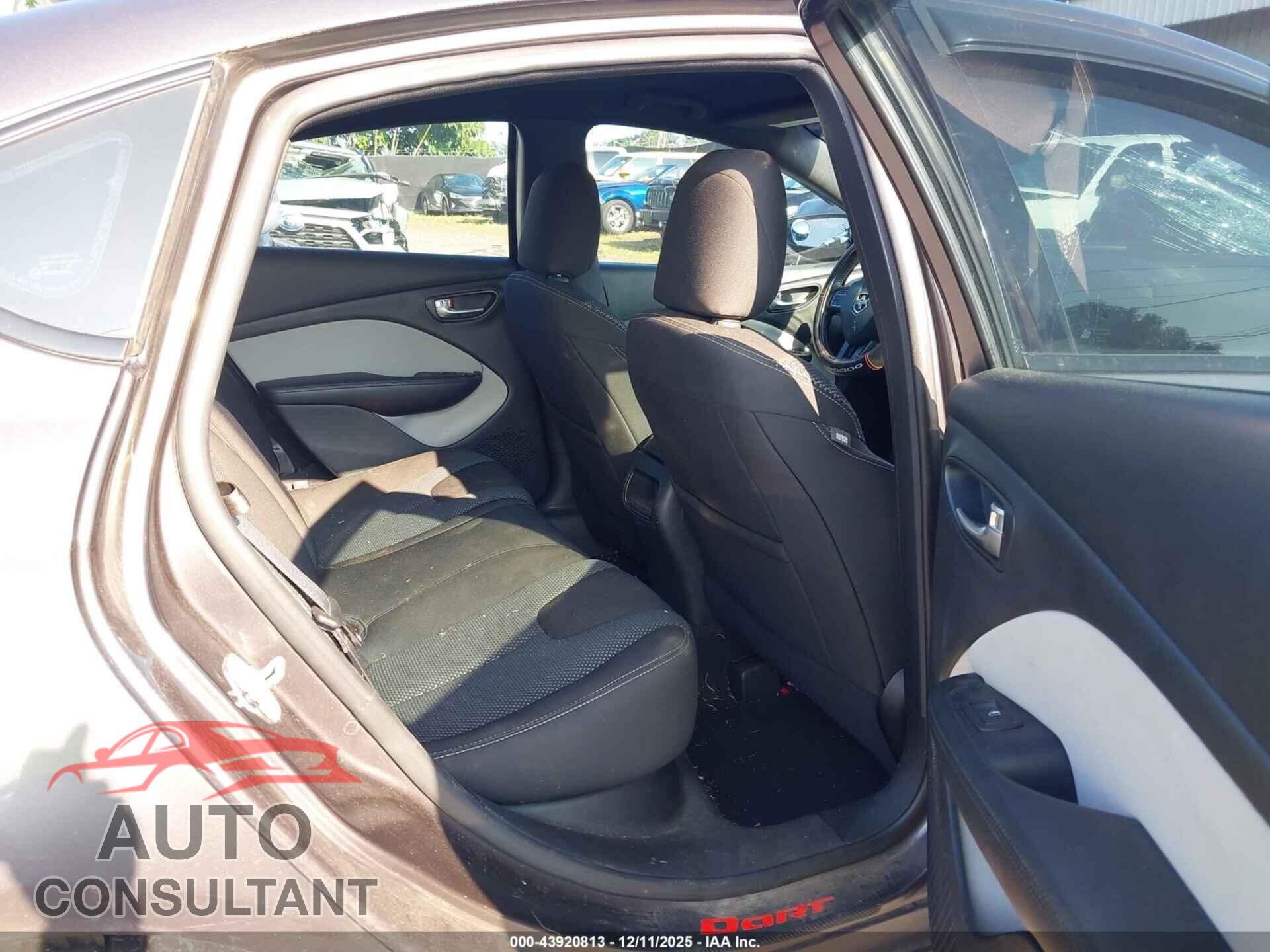 DODGE DART 2015 - 1C3CDFBB5FD345159