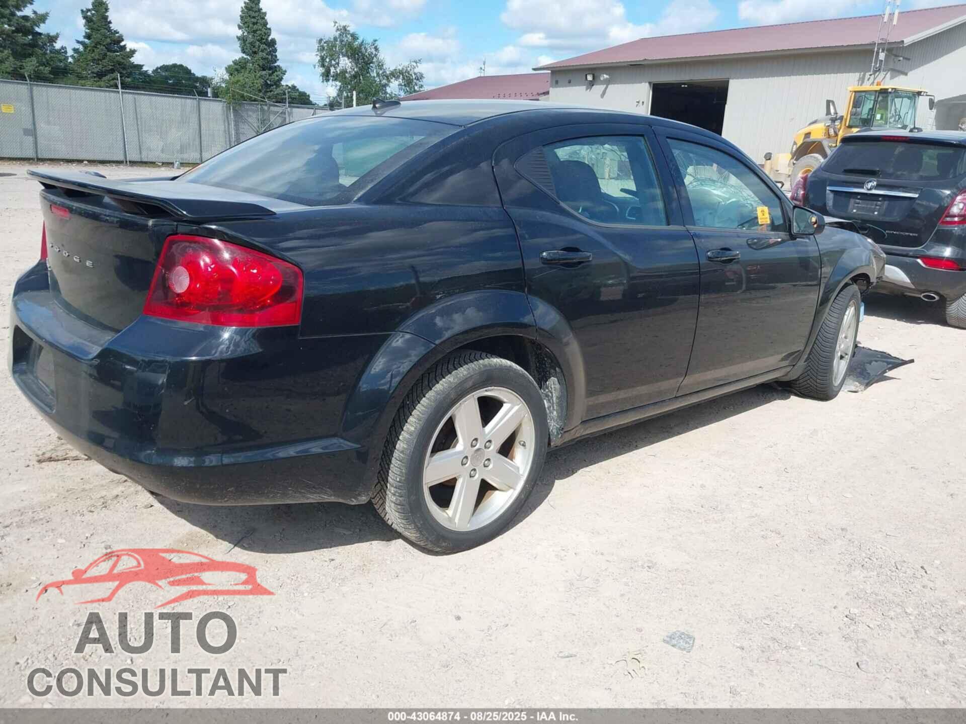 DODGE AVENGER 2013 - 1C3CDZAB2DN517836