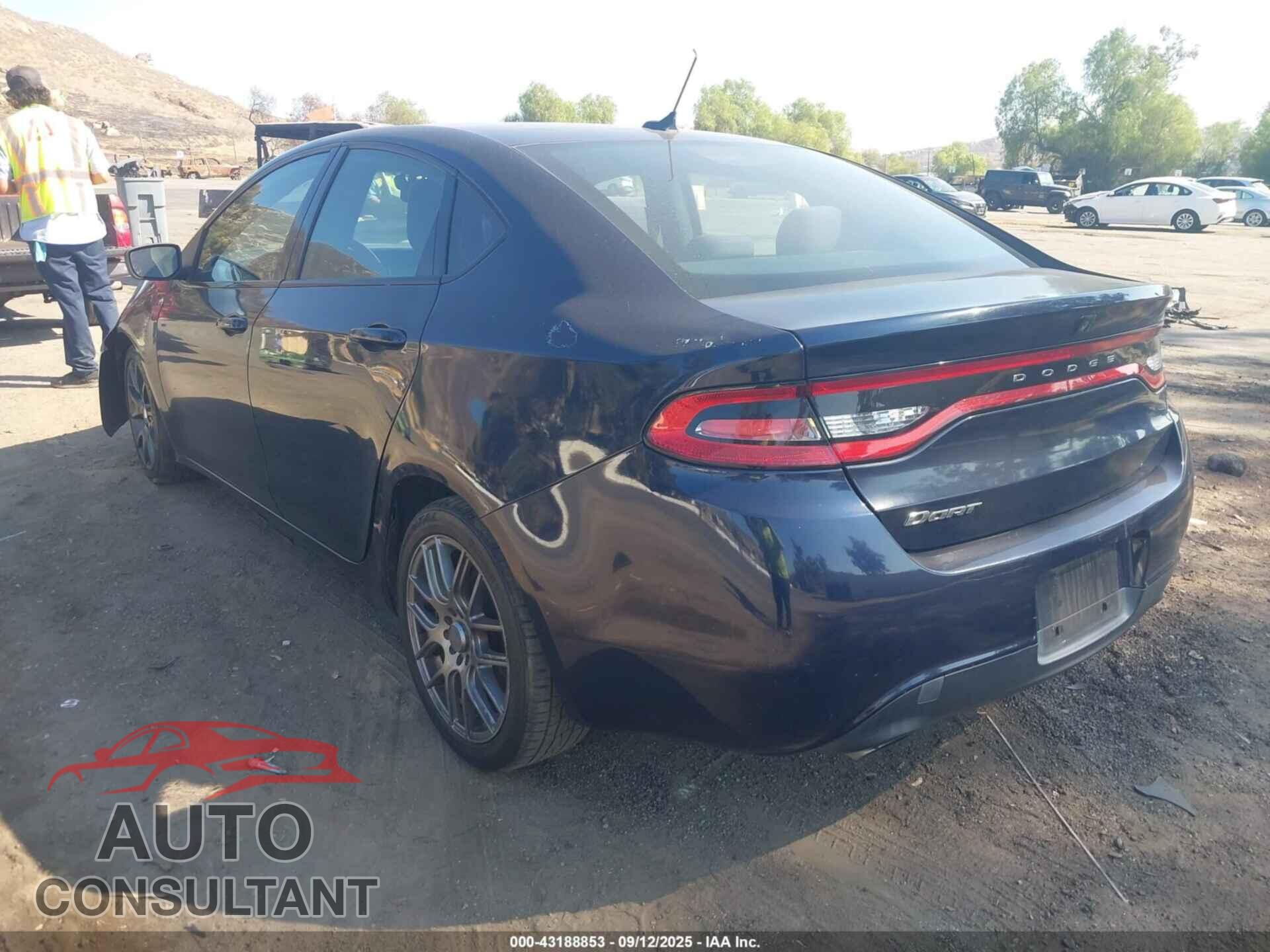DODGE DART 2015 - 1C3CDFBB1FD347071