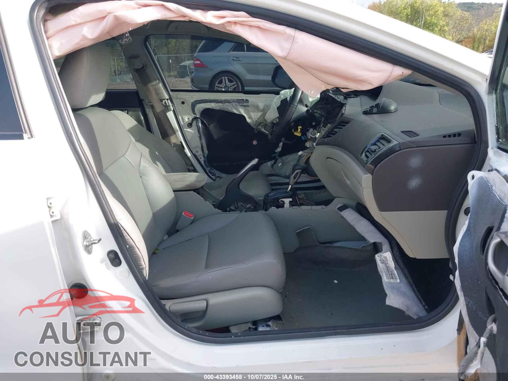 HONDA CIVIC 2012 - 19XFB2F52CE016988