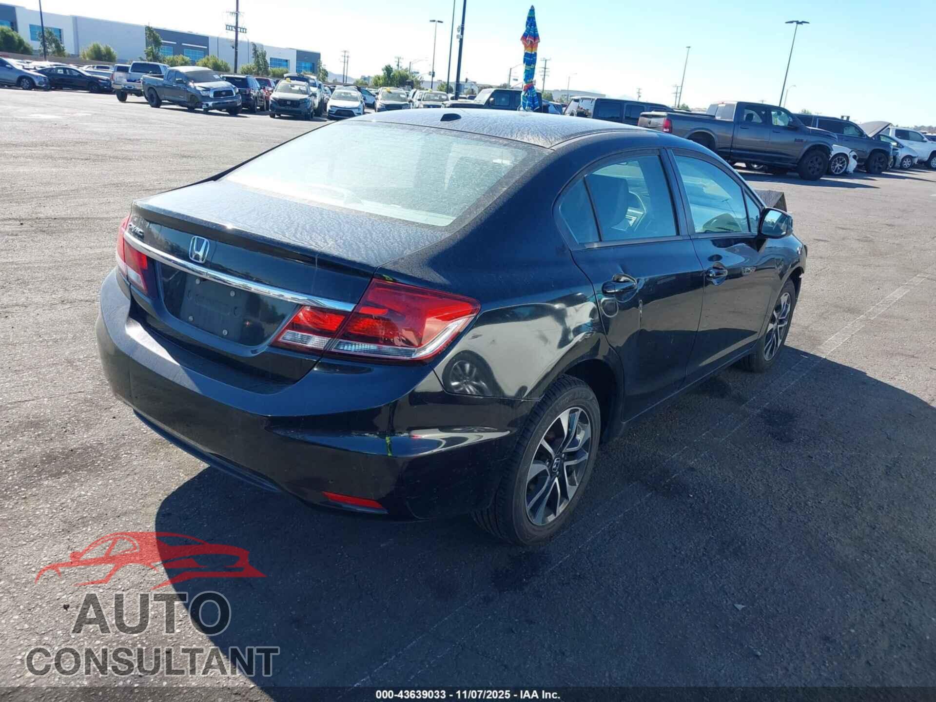 HONDA CIVIC 2013 - 19XFB2F99DE276583