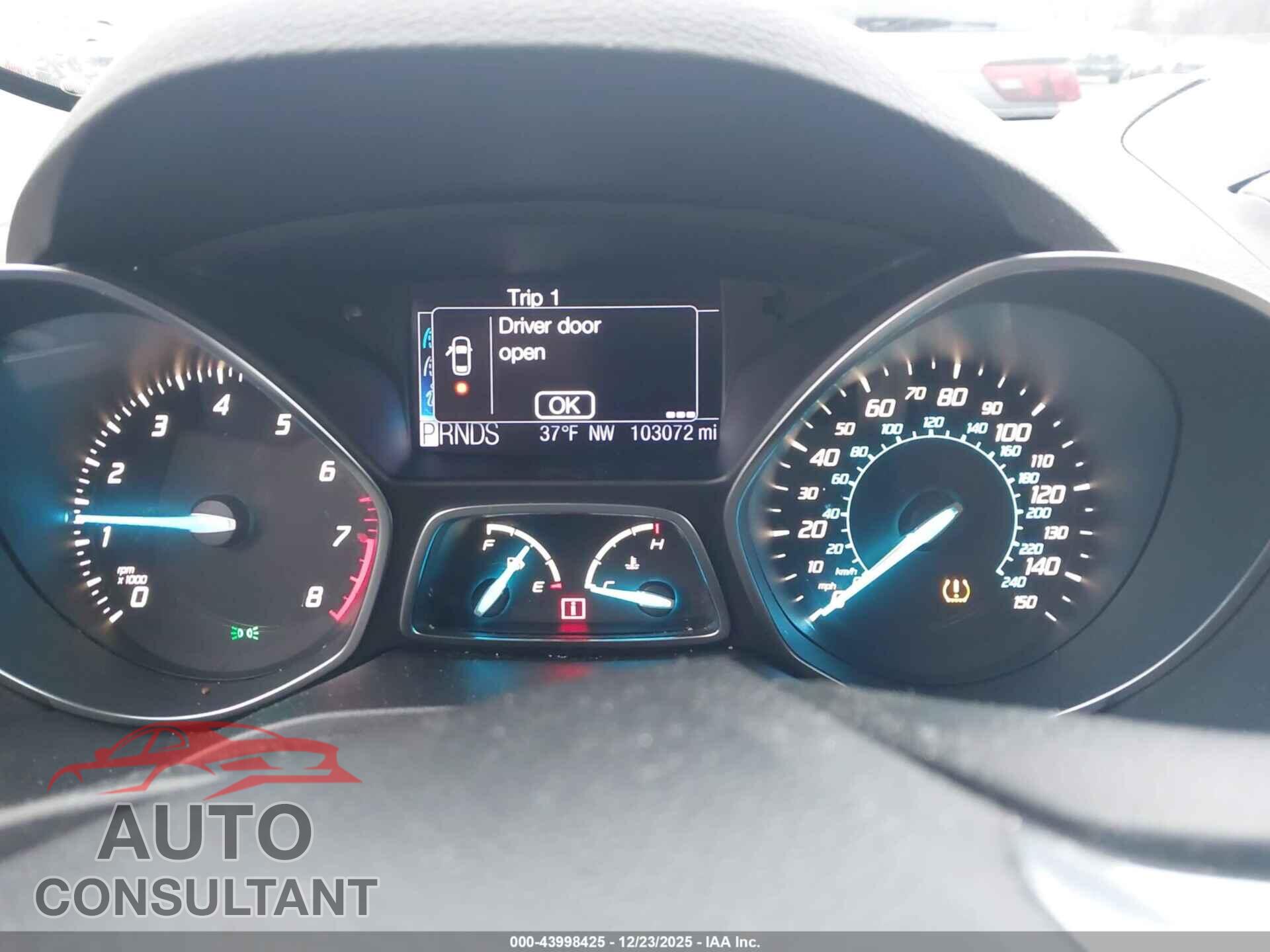 FORD ESCAPE 2013 - 1FMCU9H93DUA45436