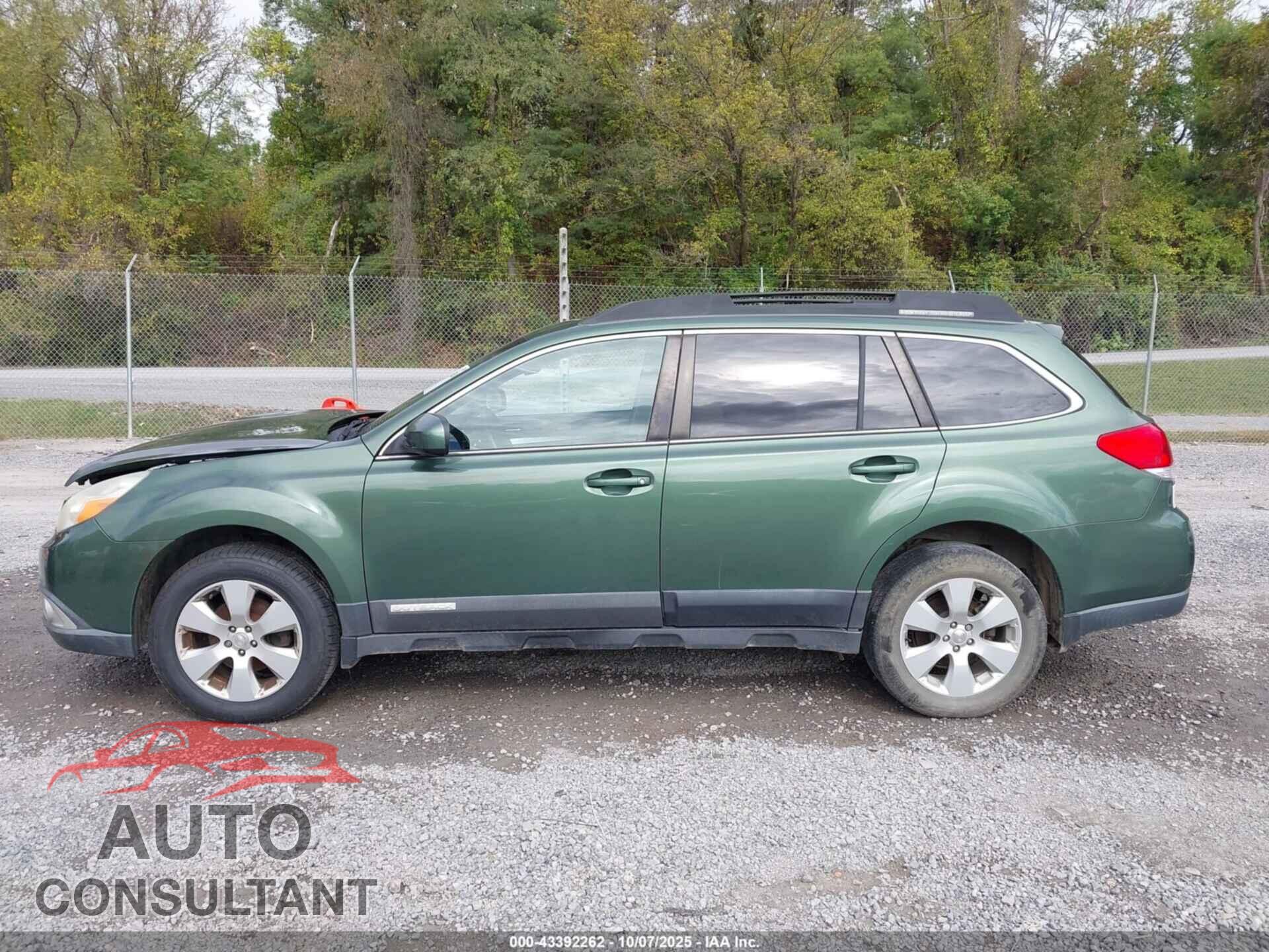 SUBARU OUTBACK 2011 - 4S4BRBCC7B3322826