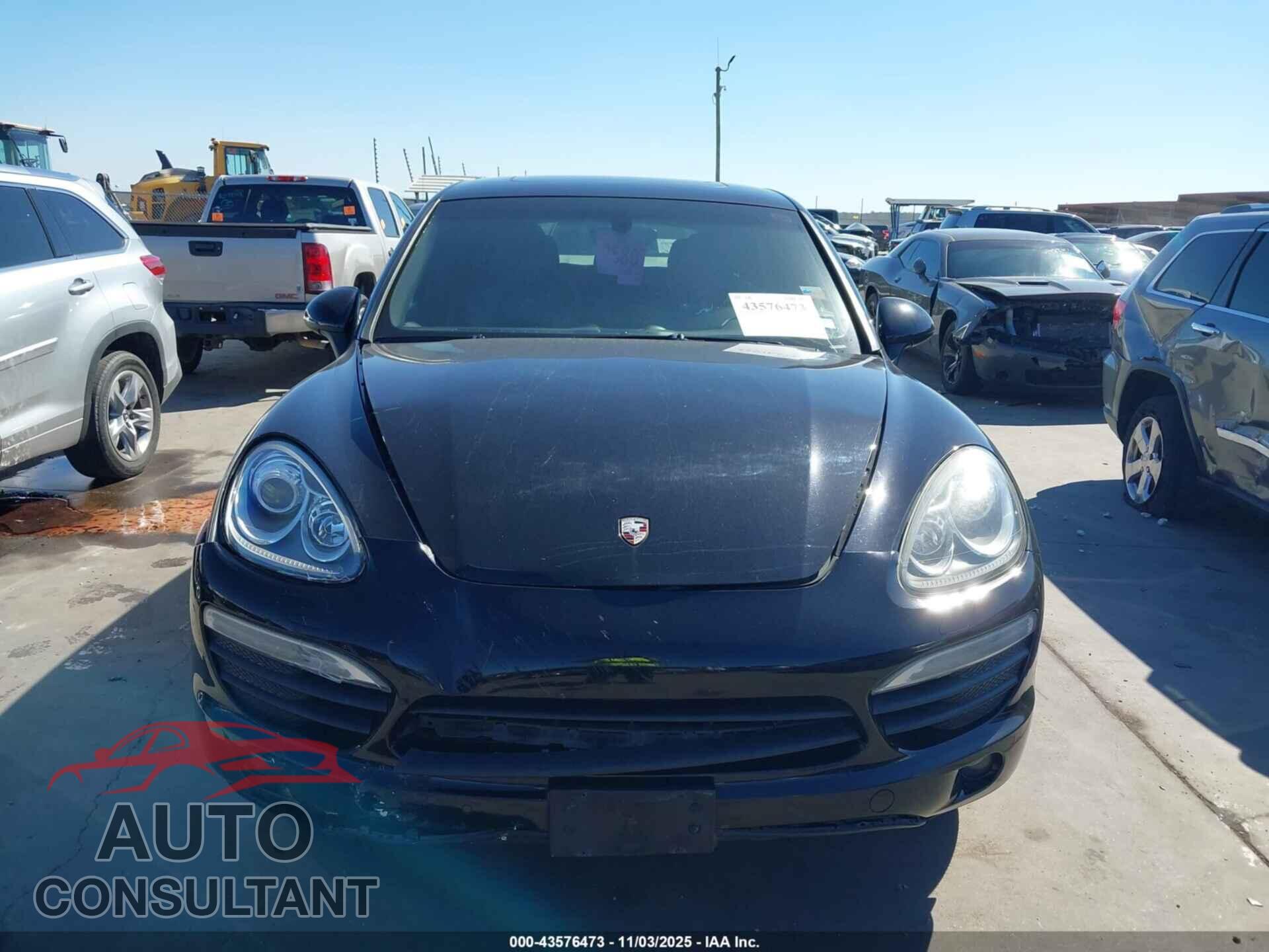 PORSCHE CAYENNE 2011 - WP1AB2A2XBLA45263