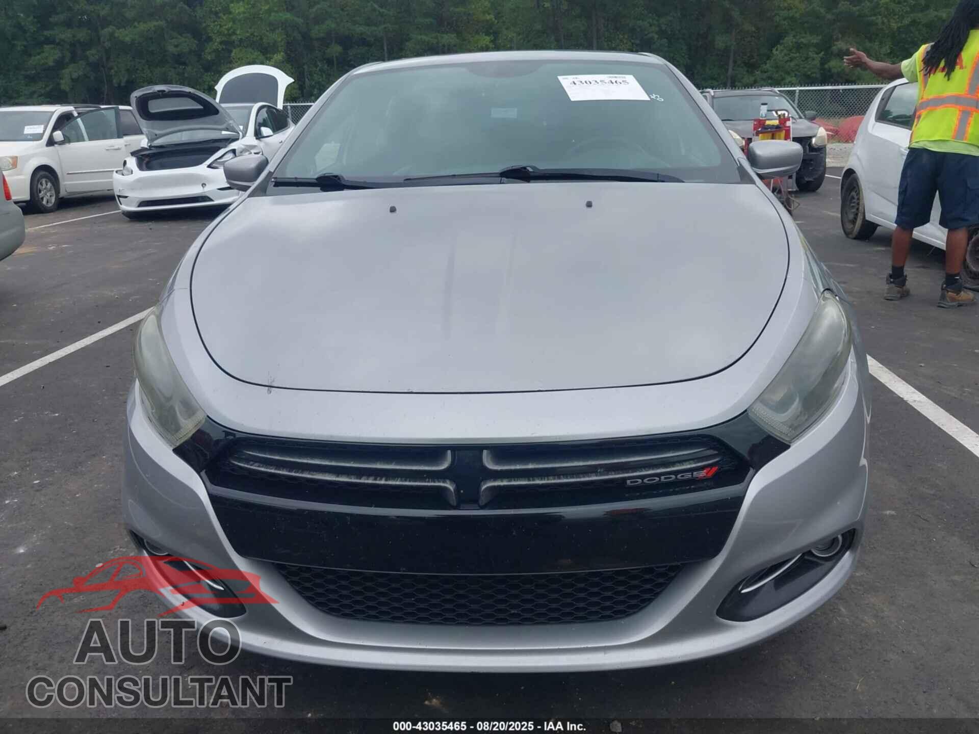 DODGE DART 2014 - 1C3CDFEB4ED906350