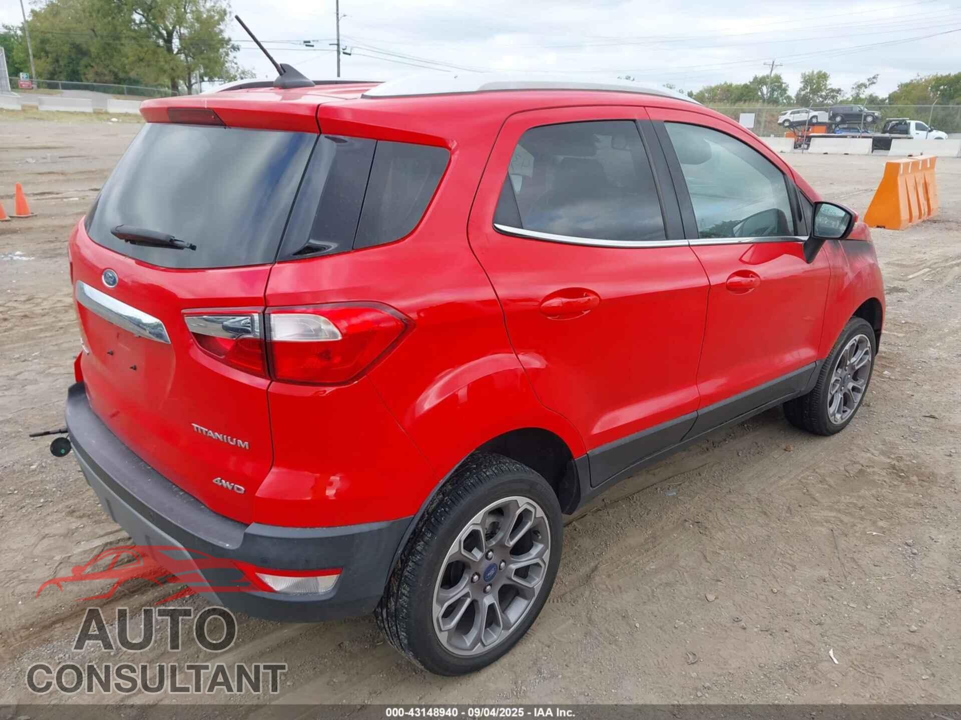 FORD ECOSPORT 2019 - MAJ6S3KL2KC274465