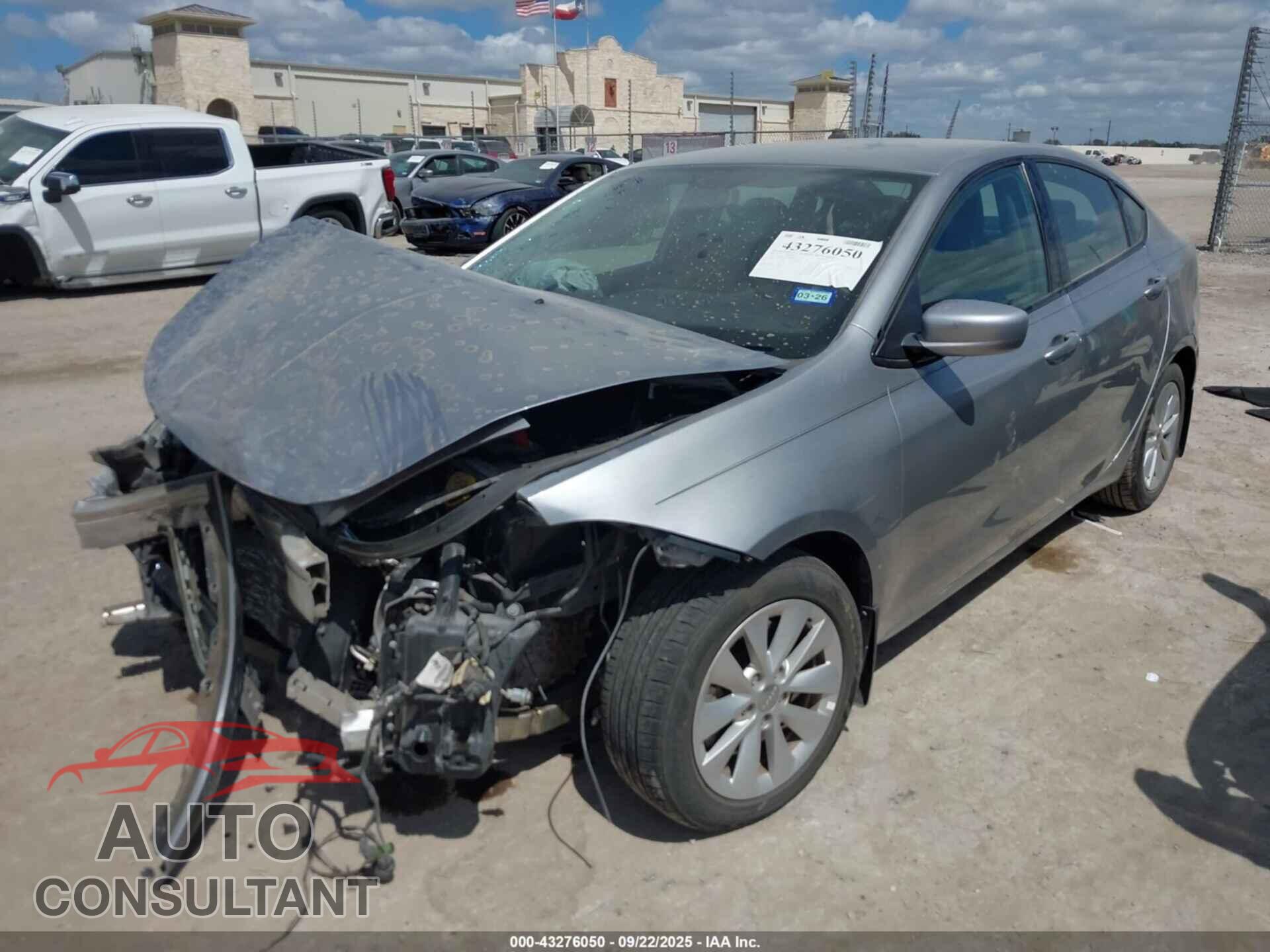 DODGE DART 2014 - 1C3CDFBB6ED822258