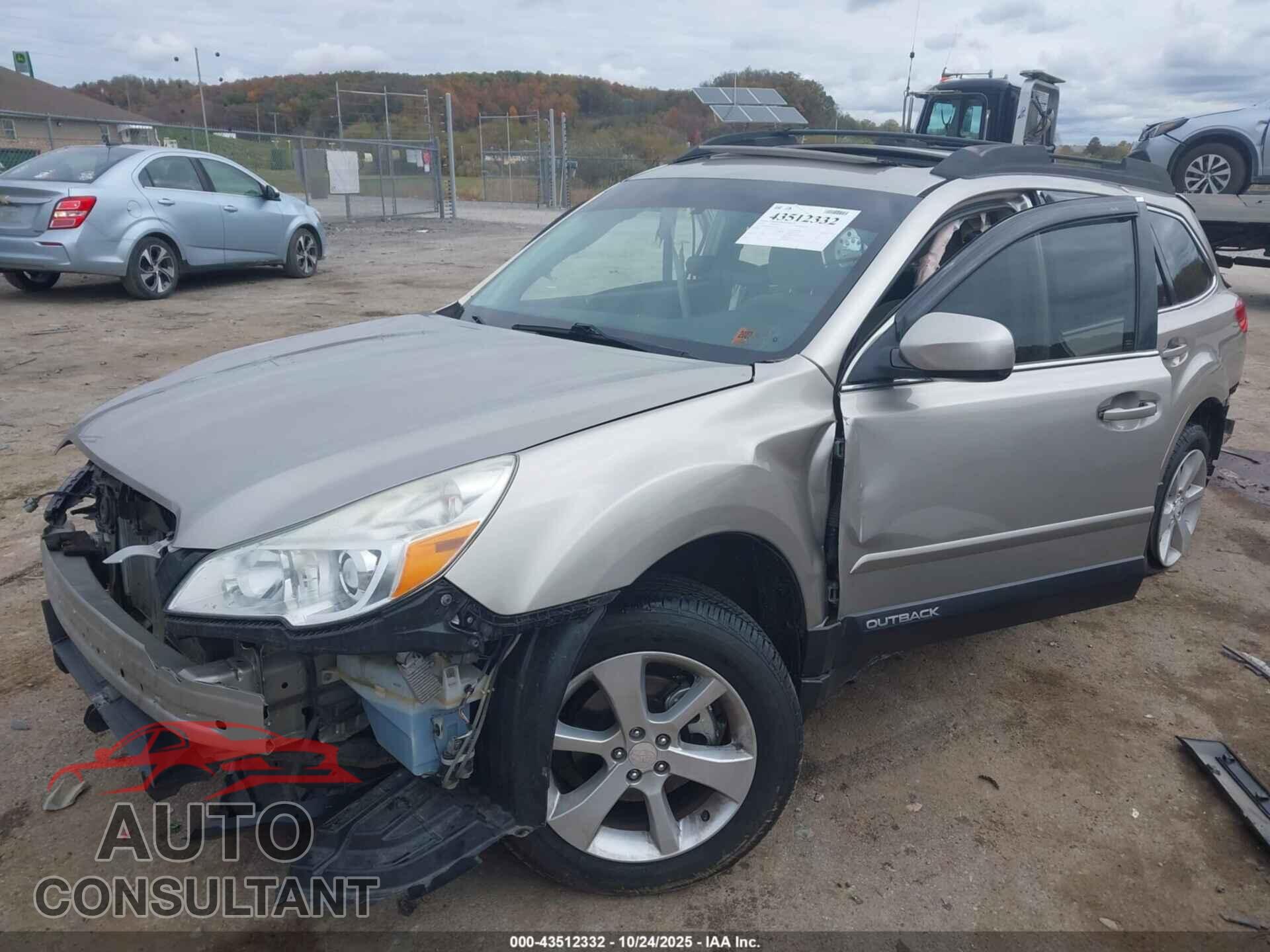 SUBARU OUTBACK 2014 - 4S4BRBDC0E3324663