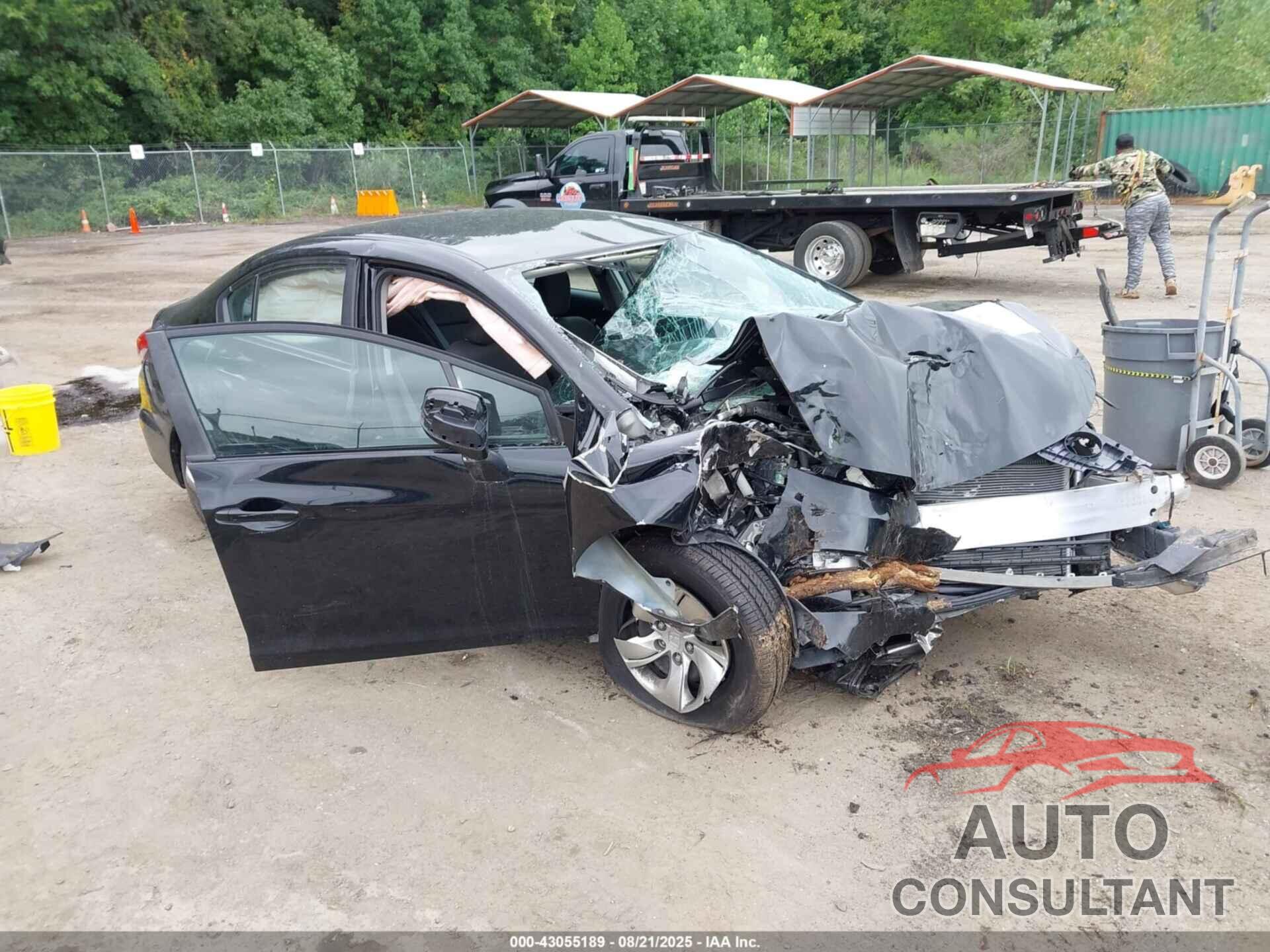 HONDA CIVIC 2013 - 19XFB2F57DE223409
