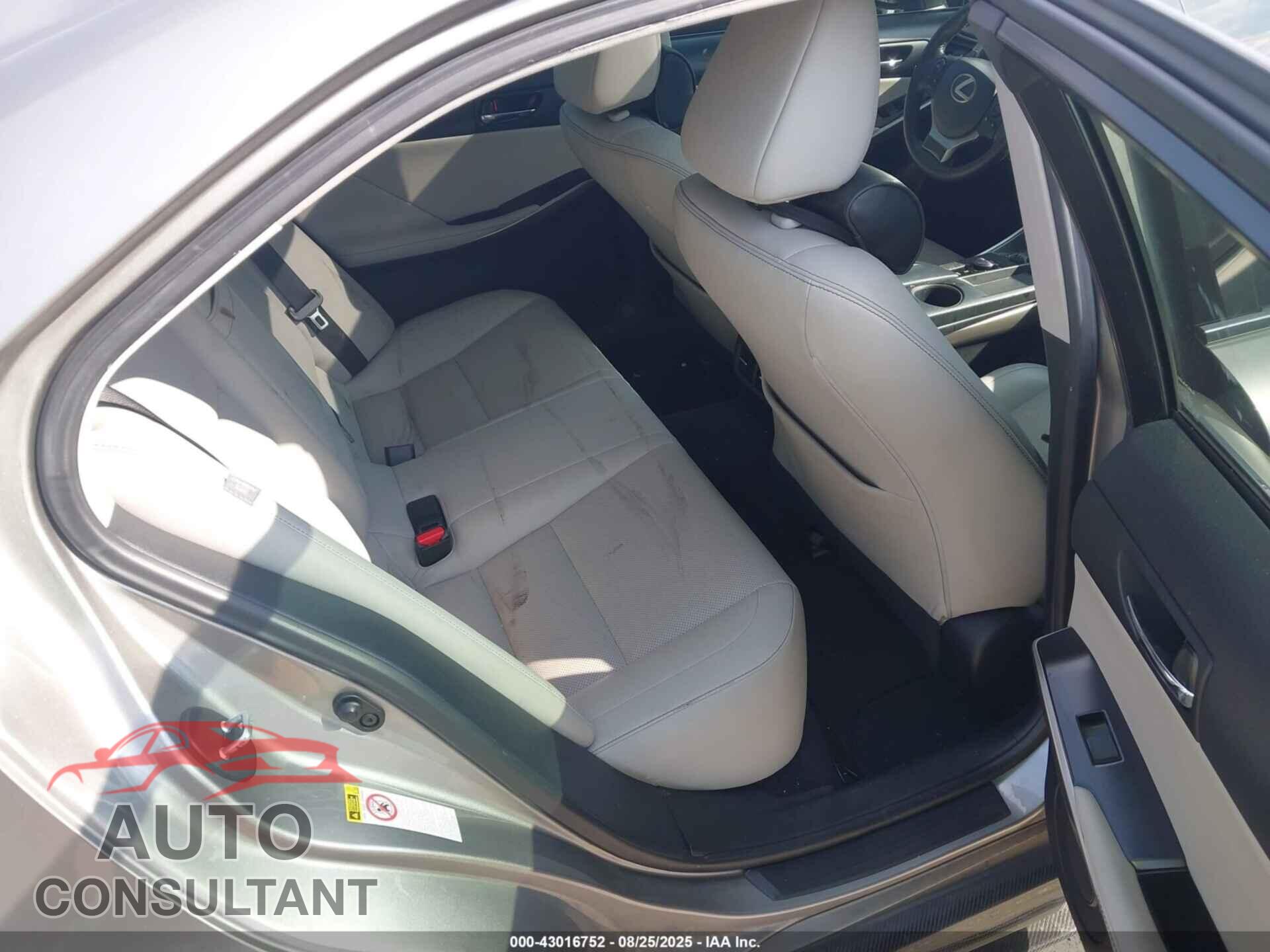 LEXUS IS 250 2014 - JTHBF1D22E5039254
