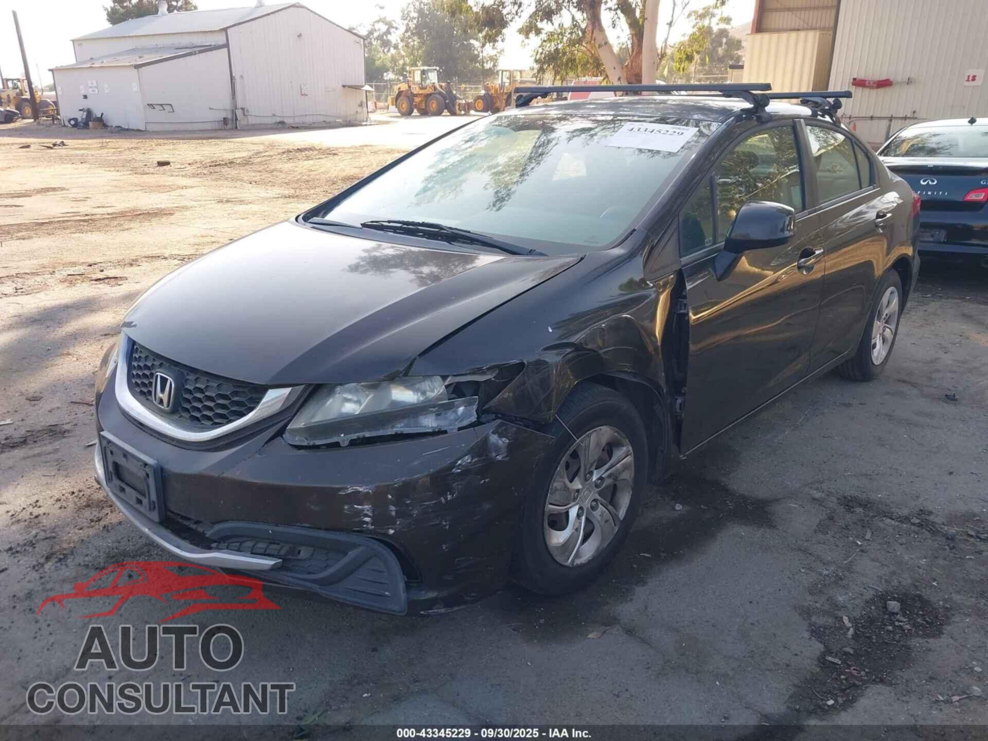 HONDA CIVIC 2013 - 19XFB2F5XDE247400