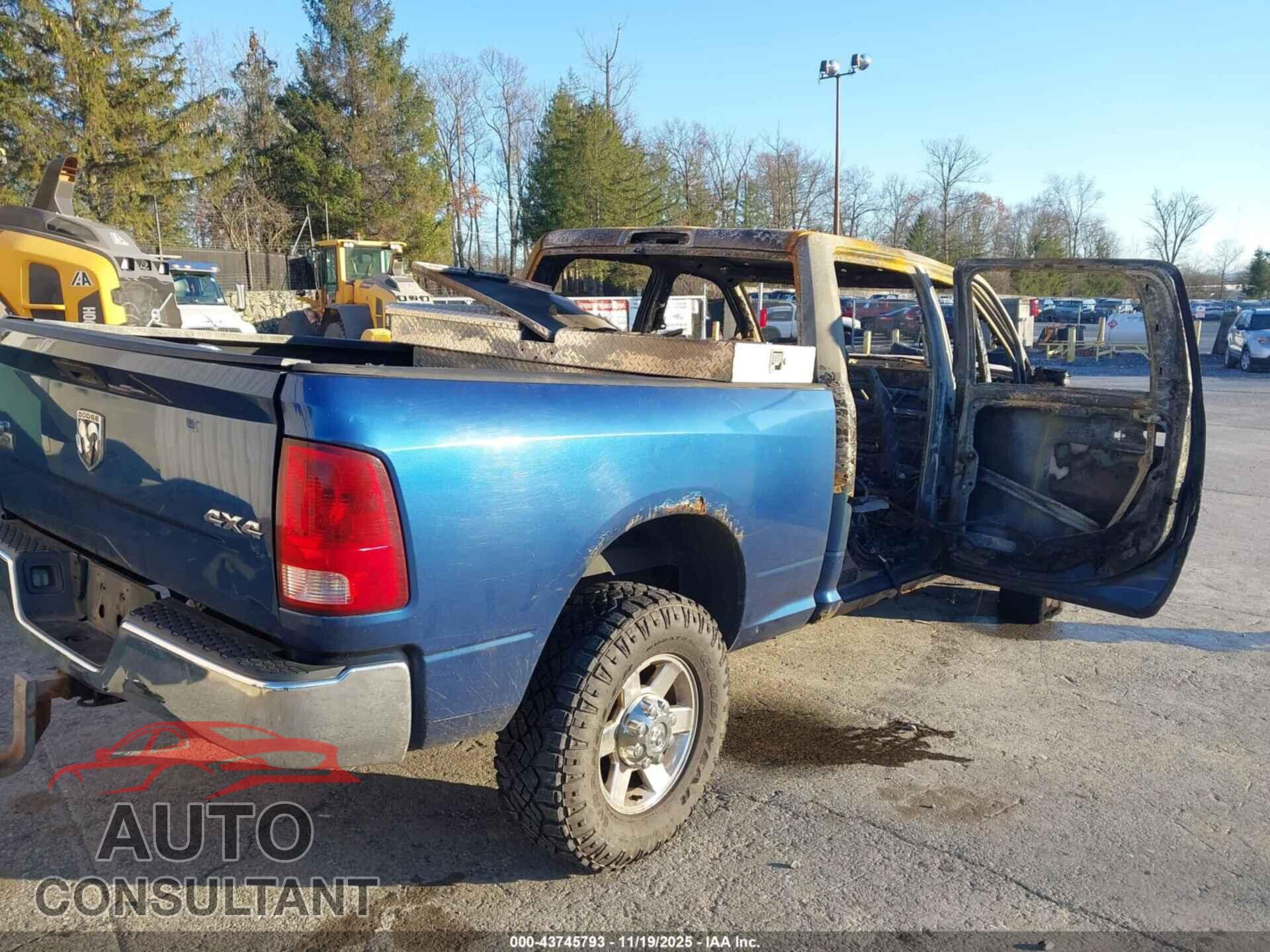 DODGE RAM 2500 2010 - 3D7TT2CT5AG122975