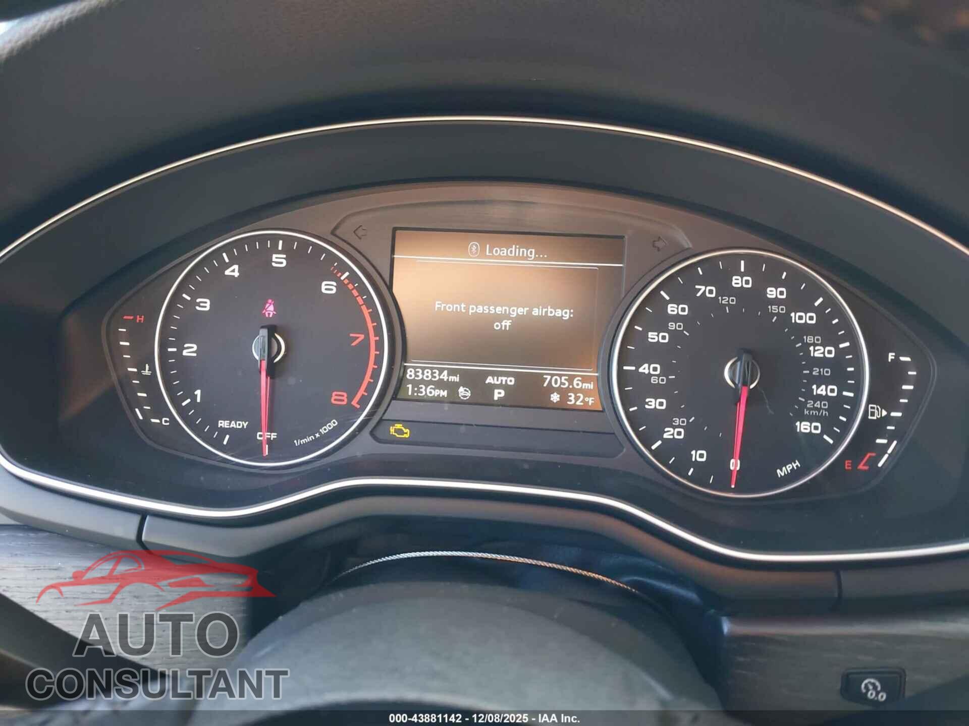 AUDI A4 2017 - WAUGMAF43HA149802