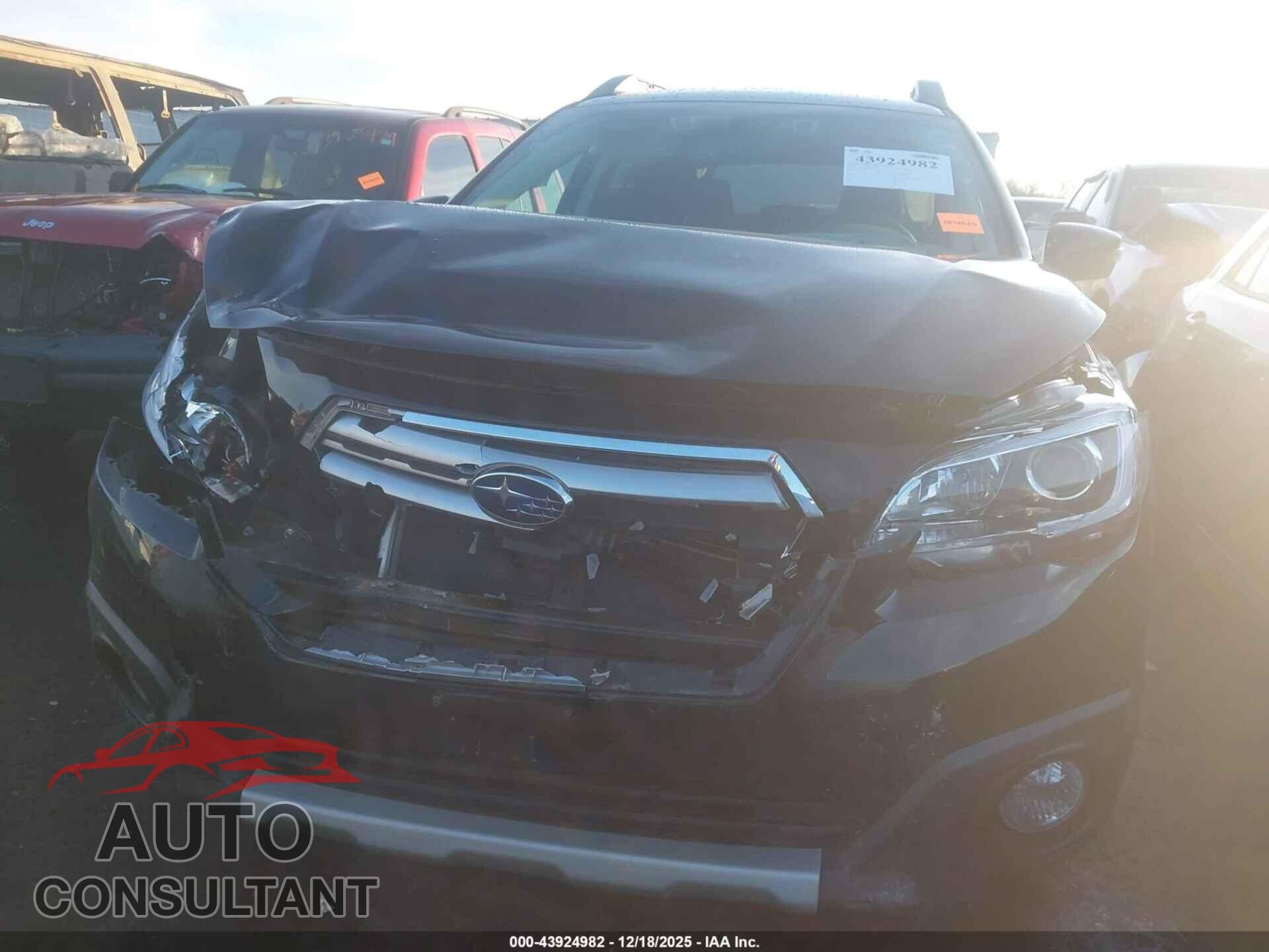 SUBARU OUTBACK 2017 - 4S4BSAFC5H3267991