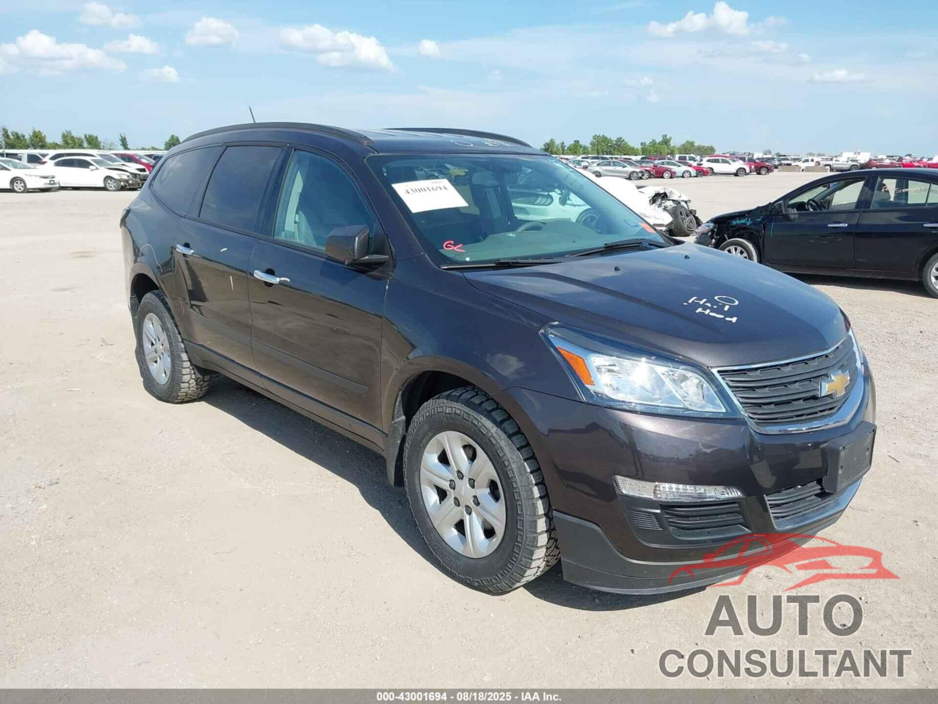 CHEVROLET TRAVERSE 2017 - 1GNKRFED6HJ198884