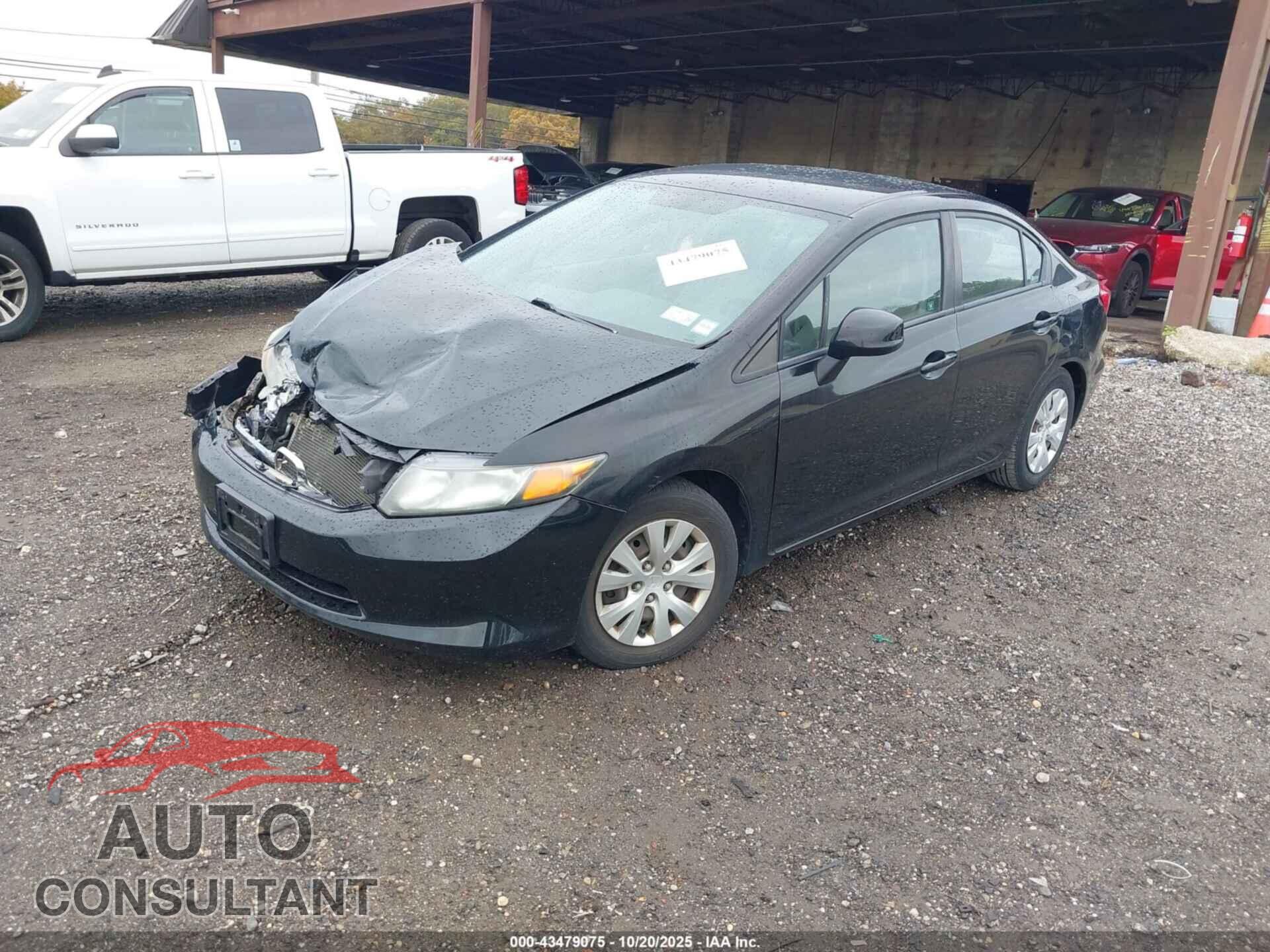 HONDA CIVIC 2012 - 2HGFB2F53CH302158