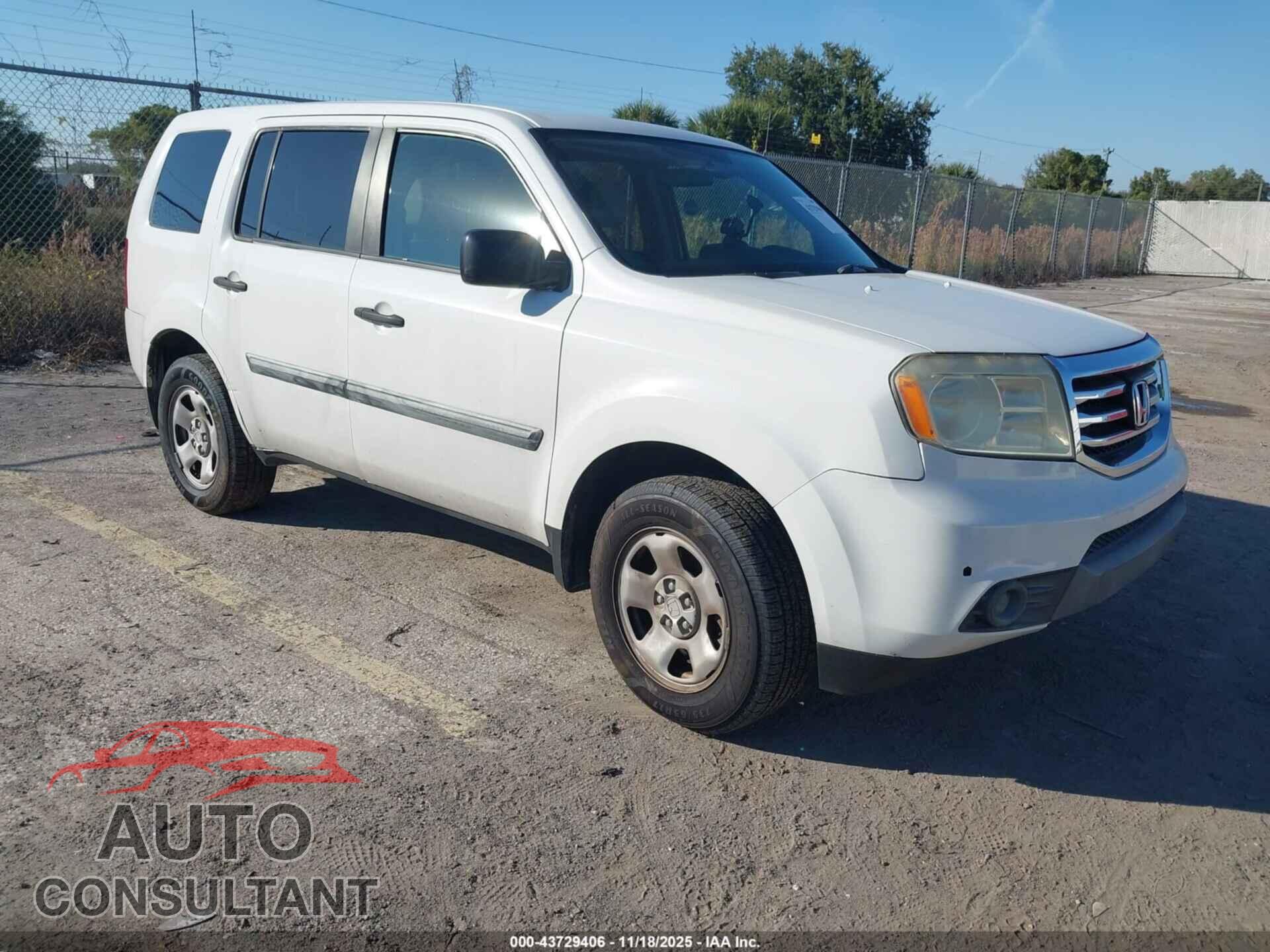 HONDA PILOT 2014 - 5FNYF3H21EB015947