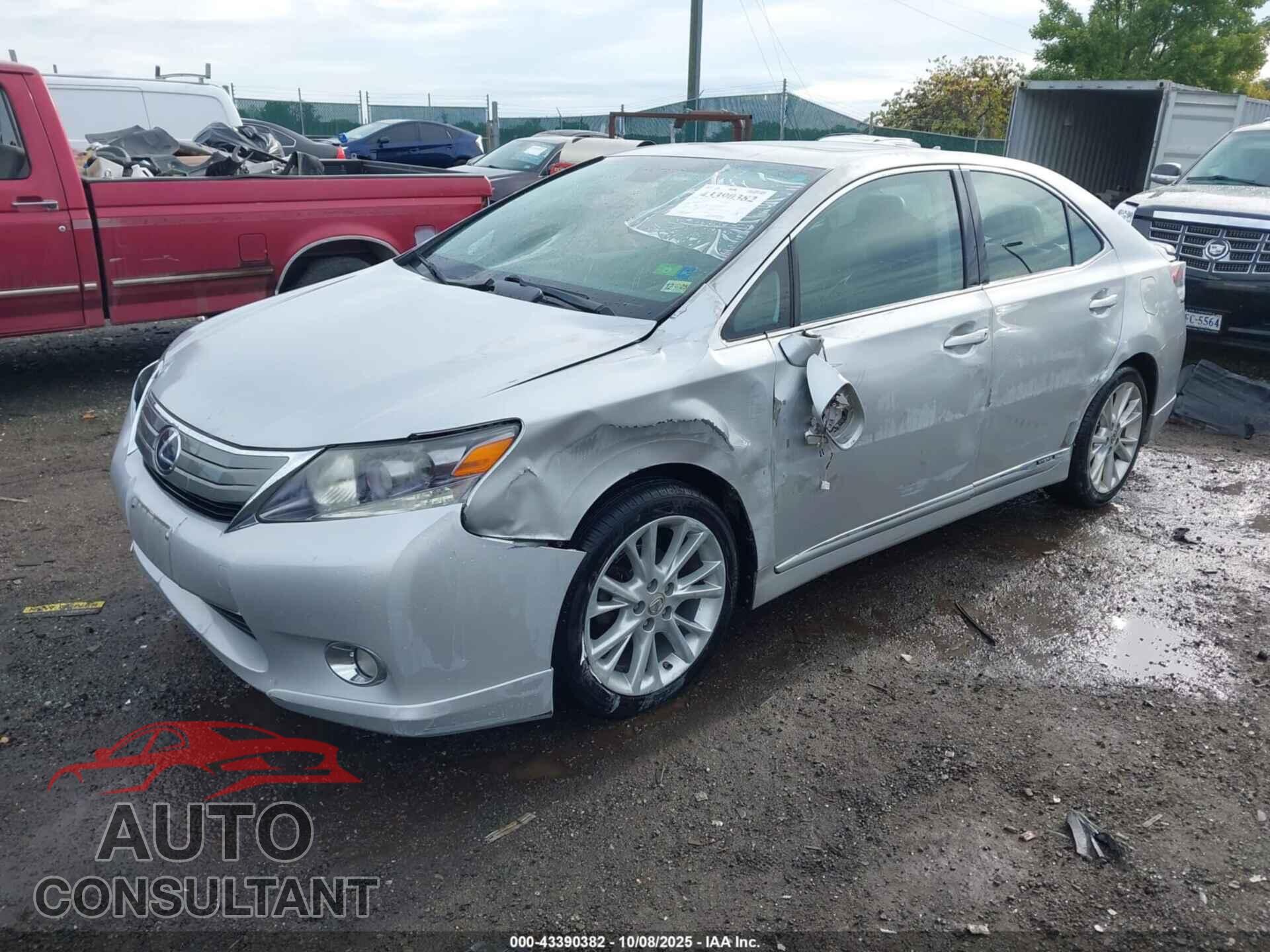 LEXUS HS 250H 2011 - JTHBB1BA6B2046078