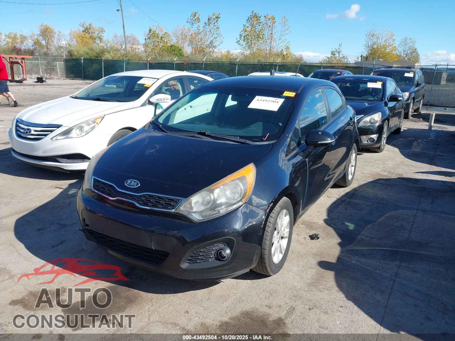 KIA RIO 2013 - KNADN5A36D6118949