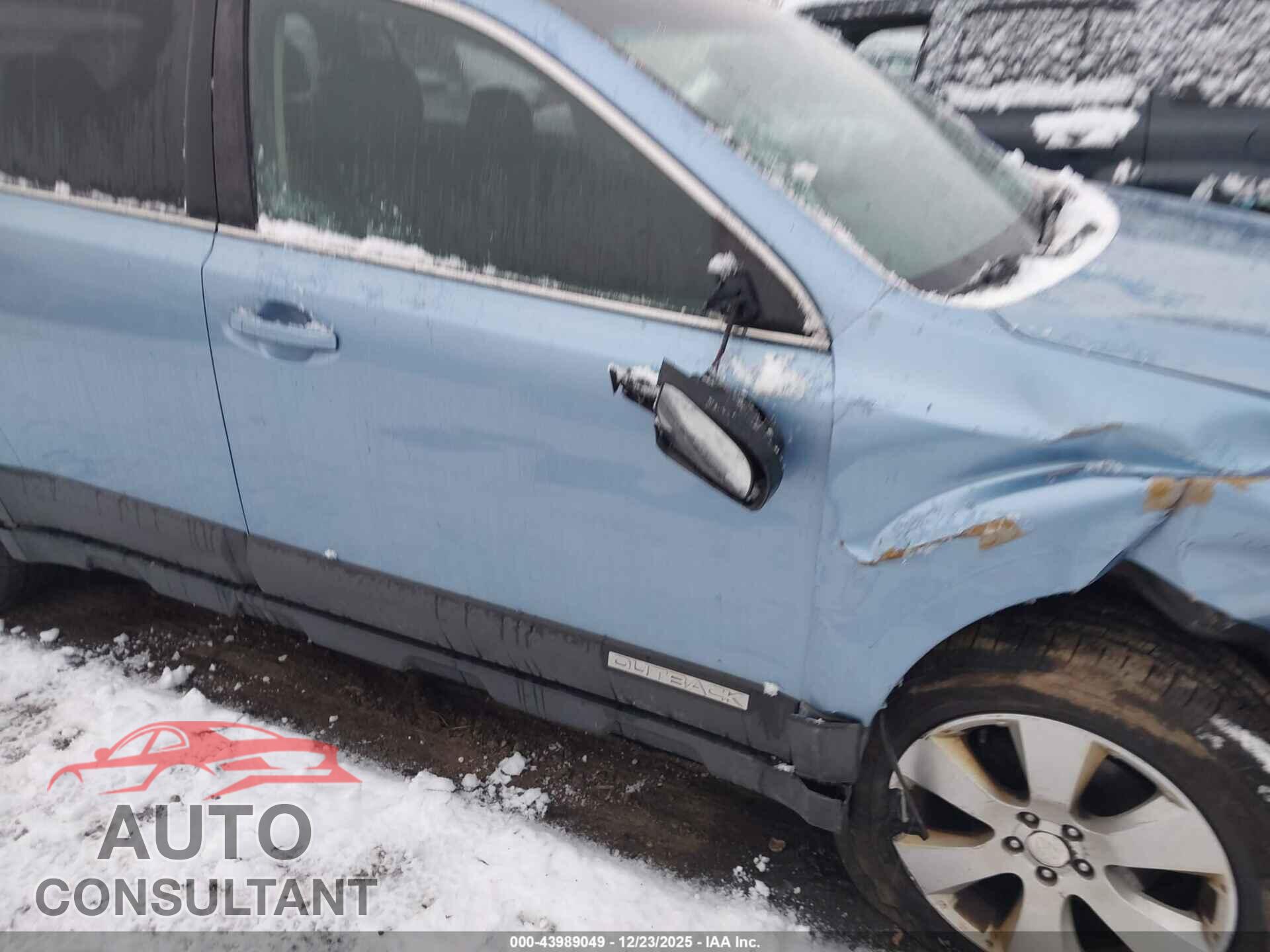 SUBARU OUTBACK 2010 - 4S4BRBGC8A3338946