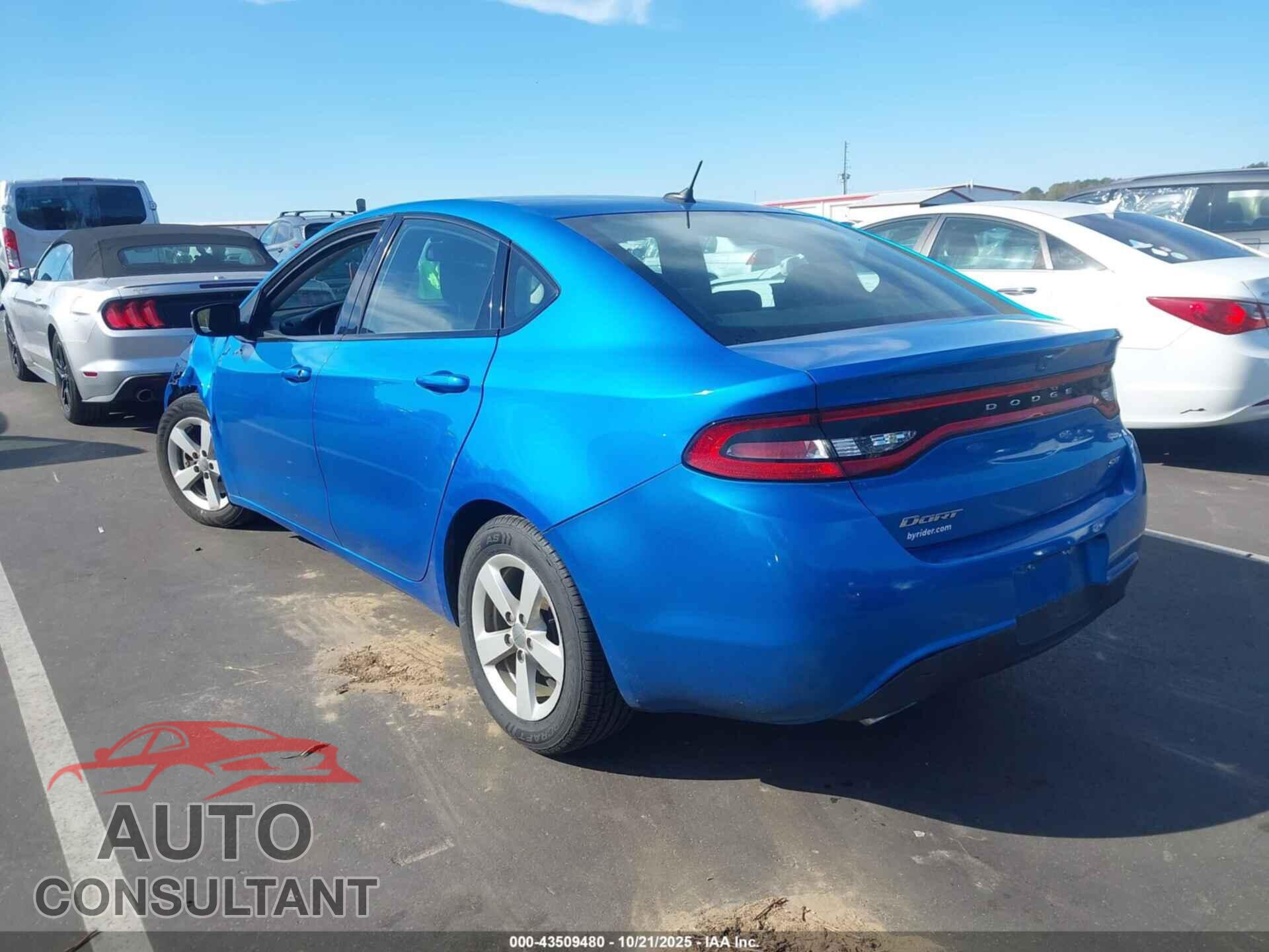 DODGE DART 2016 - 1C3CDFBB1GD565268