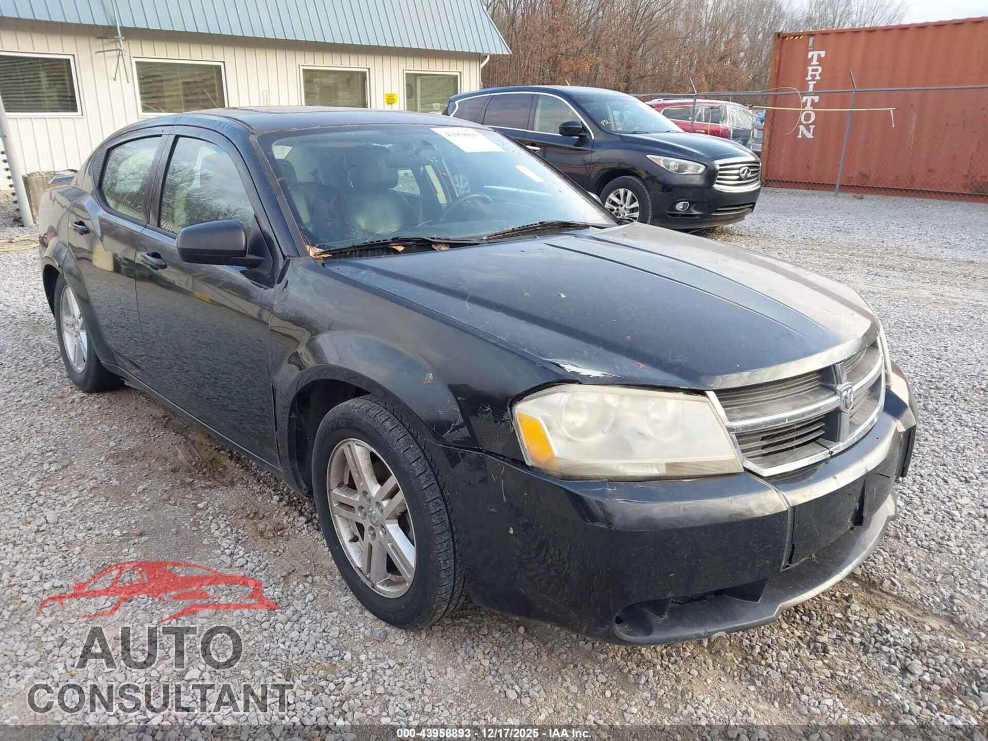 DODGE AVENGER 2010 - 1B3CC5FB5AN102801