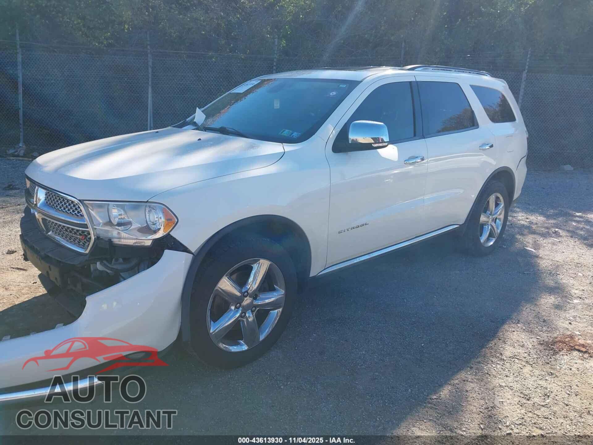 DODGE DURANGO 2012 - 1C4RDJEGXCC293268