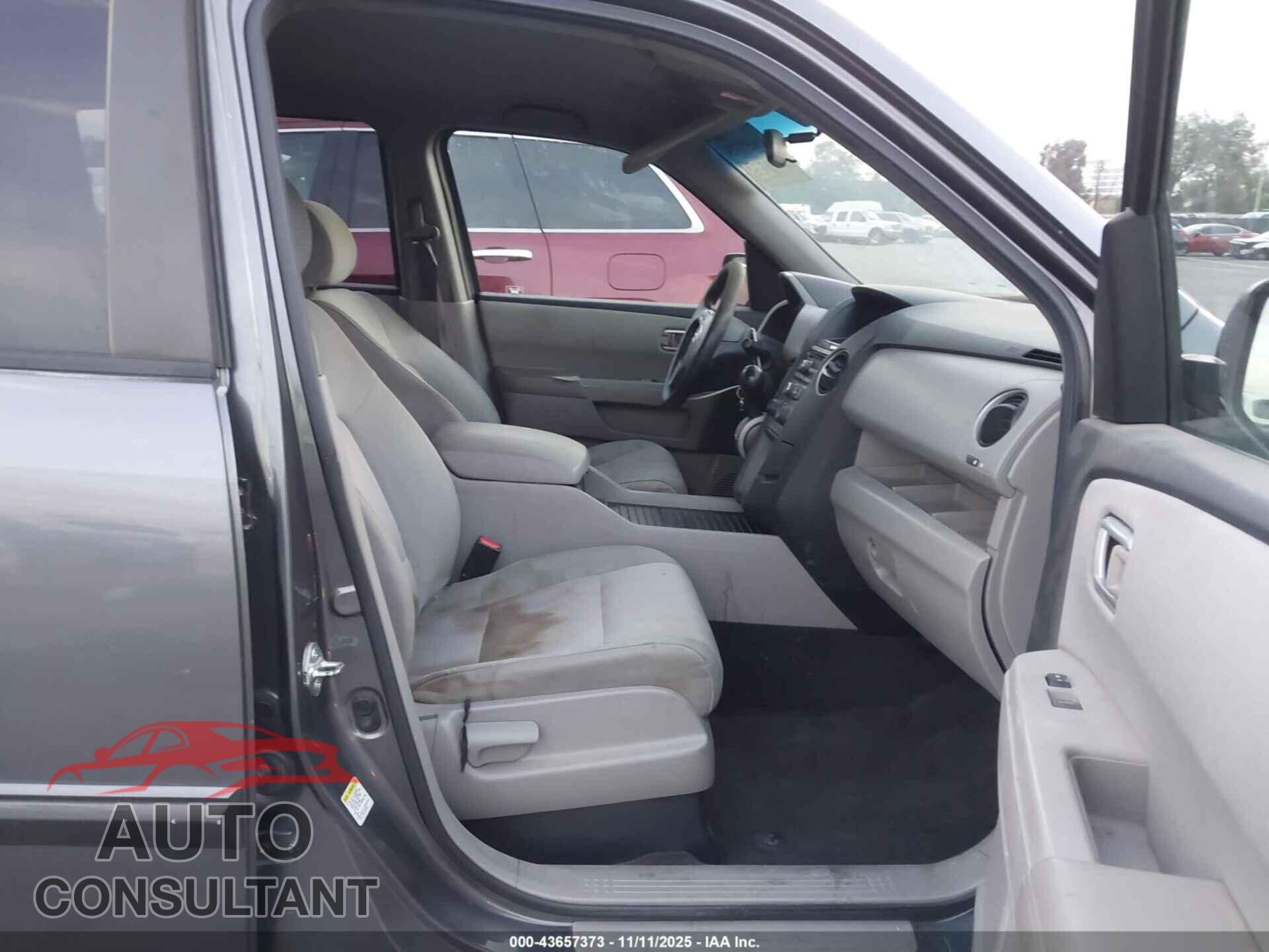 HONDA PILOT 2012 - 5FNYF3H42CB014207