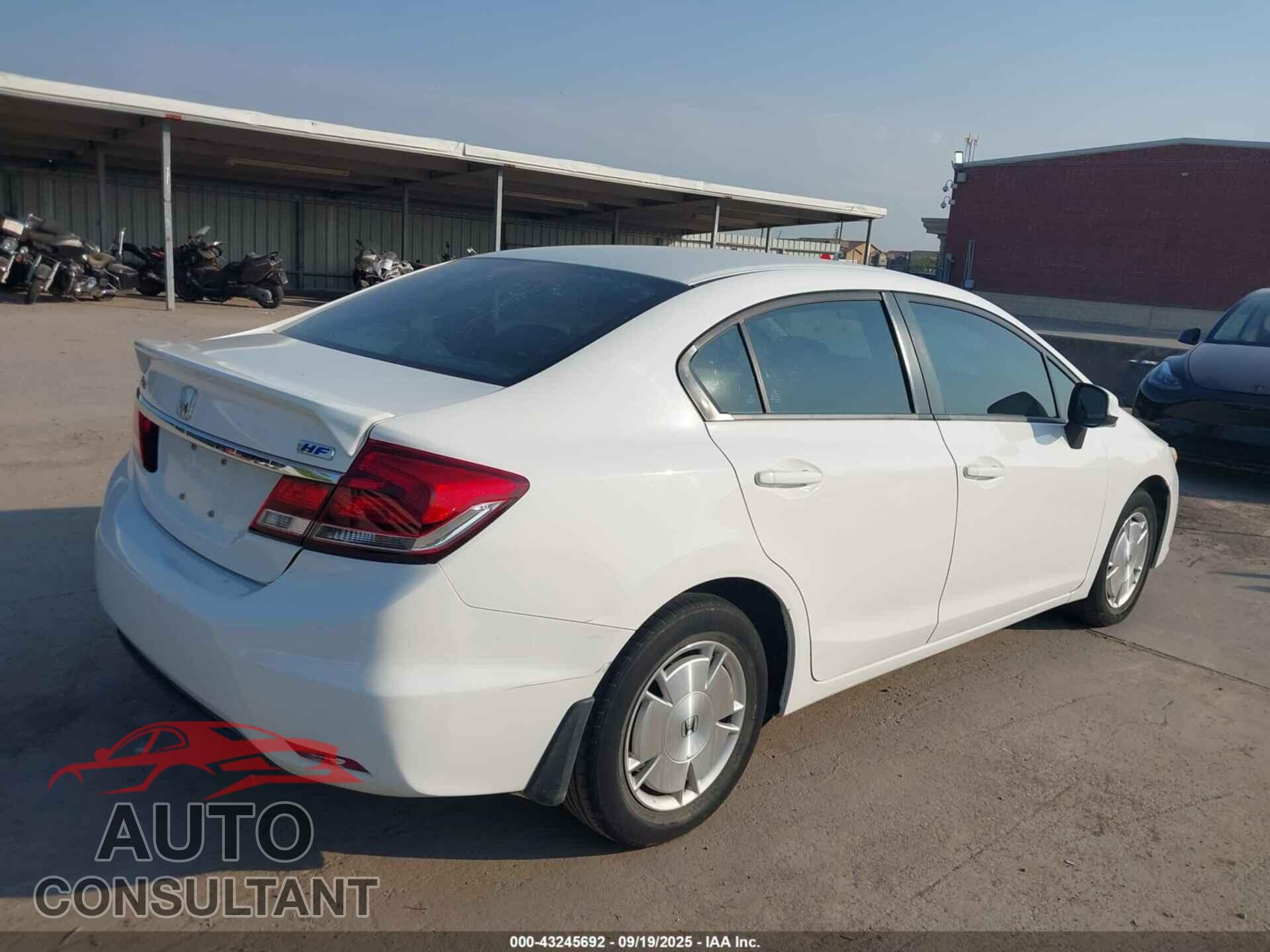 HONDA CIVIC 2013 - 2HGFB2F62DH547981