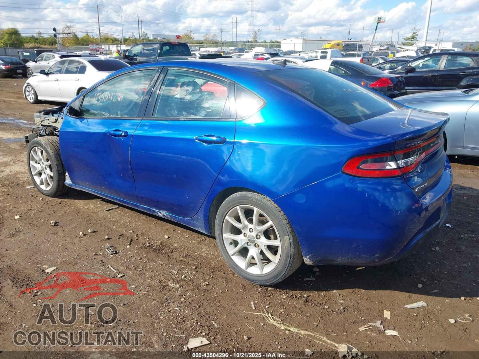 DODGE DART 2014 - 1C3CDFBB3ED745400