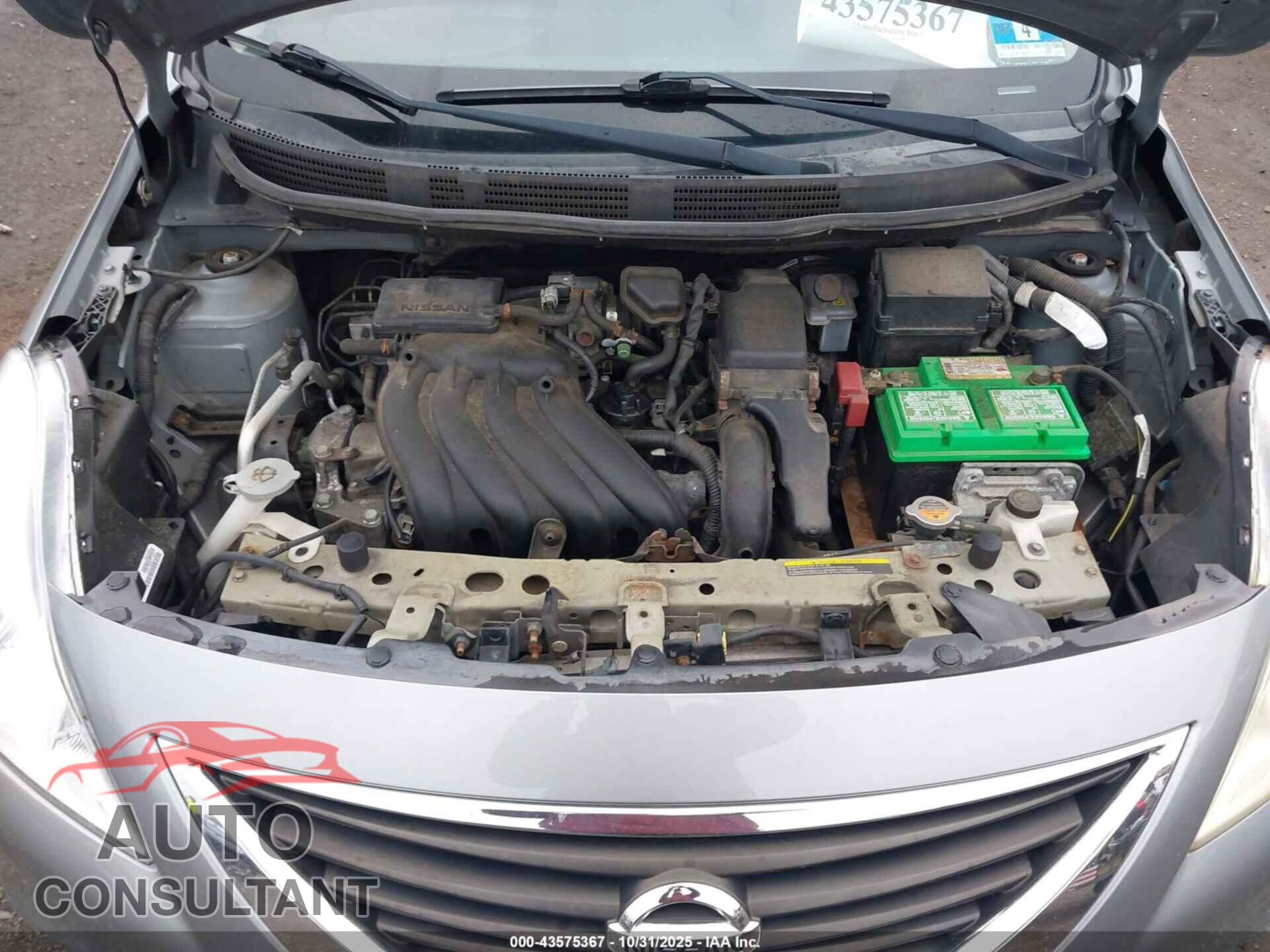 NISSAN VERSA 2012 - 3N1CN7AP1CL855593