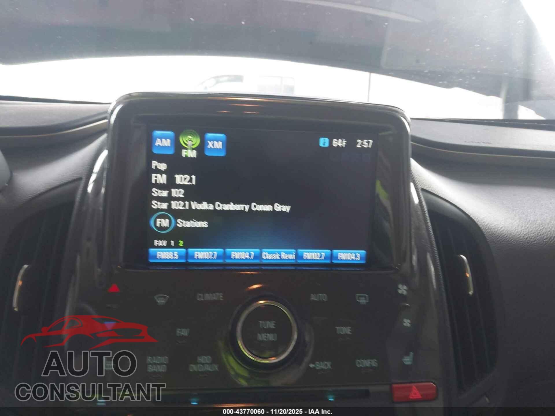 CHEVROLET VOLT 2012 - 1G1RD6E48CU102517