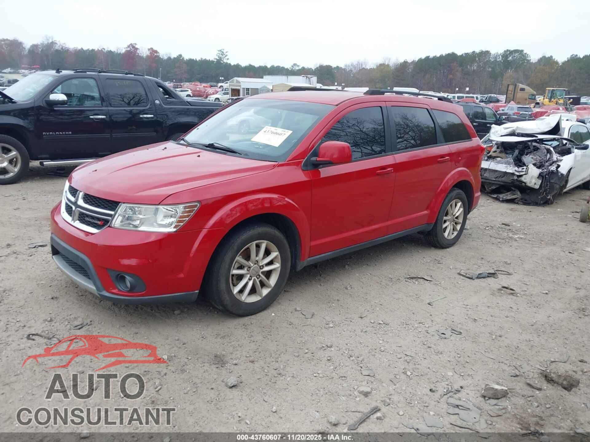DODGE JOURNEY 2015 - 3C4PDCBB0FT547753