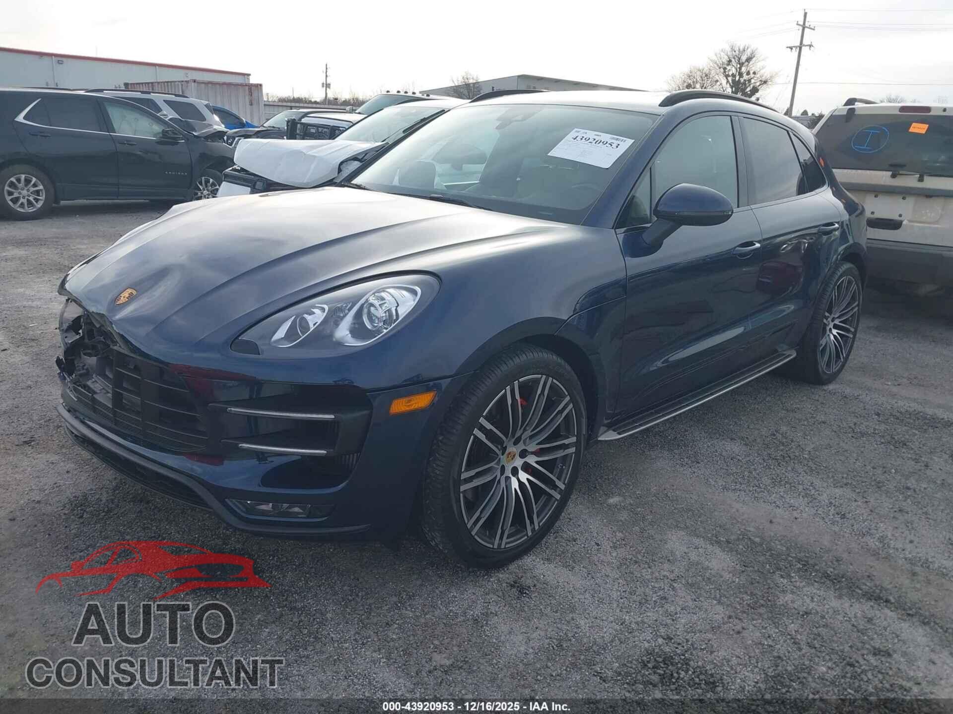 PORSCHE MACAN 2016 - WP1AF2A51GLB93811