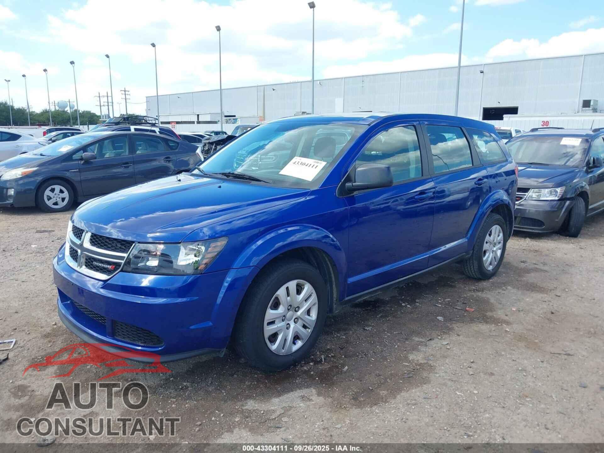 DODGE JOURNEY 2015 - 3C4PDCAB7FT630274
