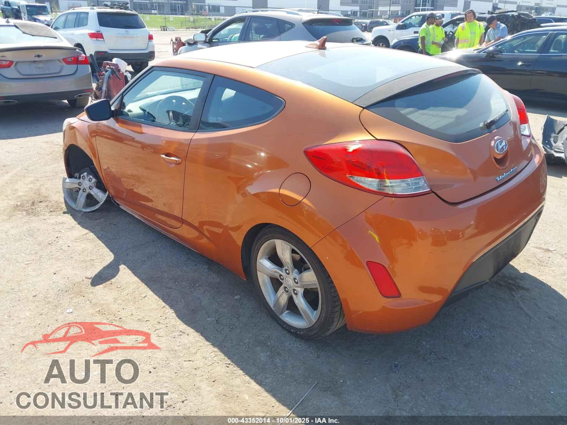 HYUNDAI VELOSTER 2013 - KMHTC6AD9DU086699