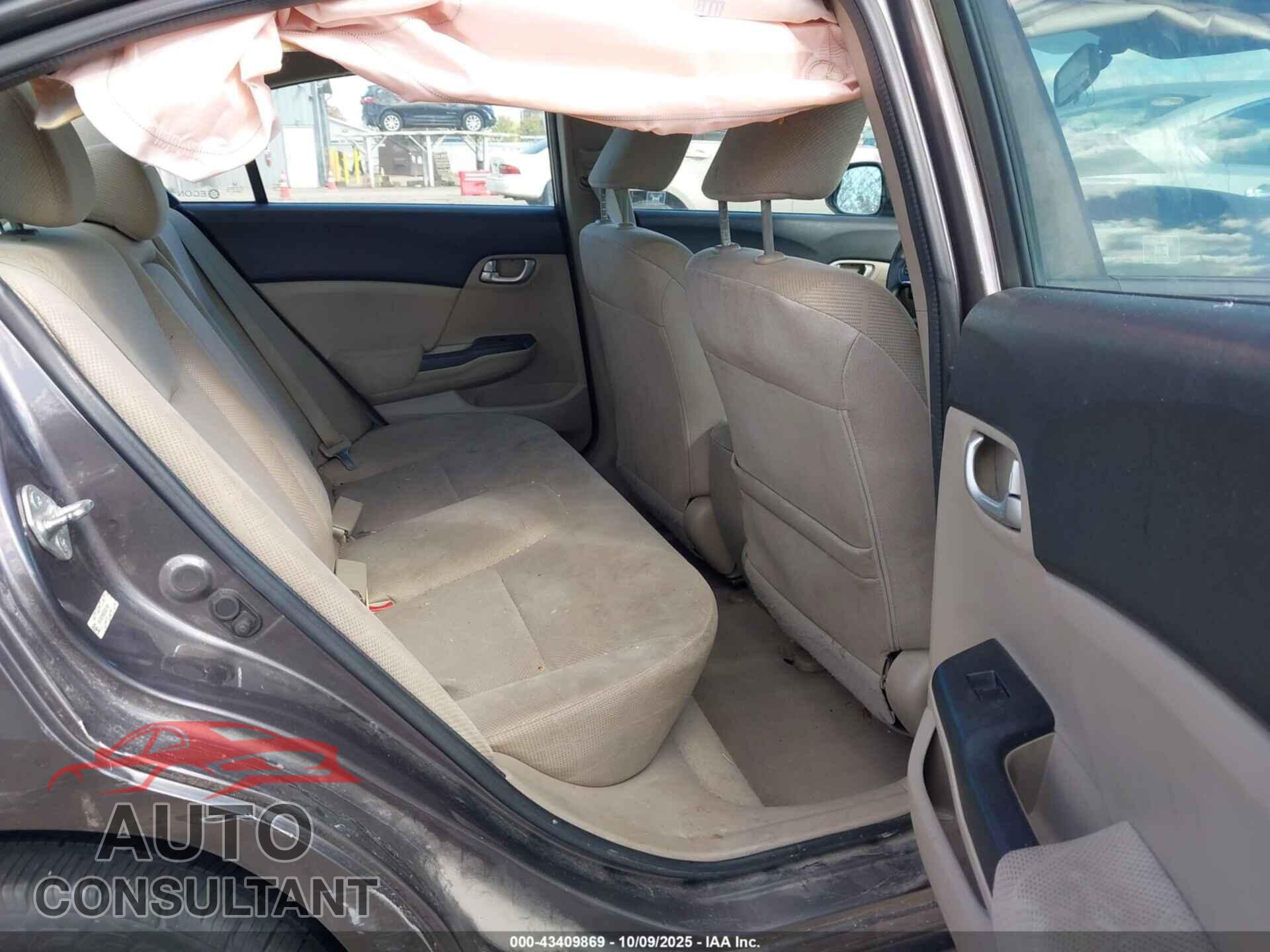 HONDA CIVIC 2012 - 19XFB2F89CE087339