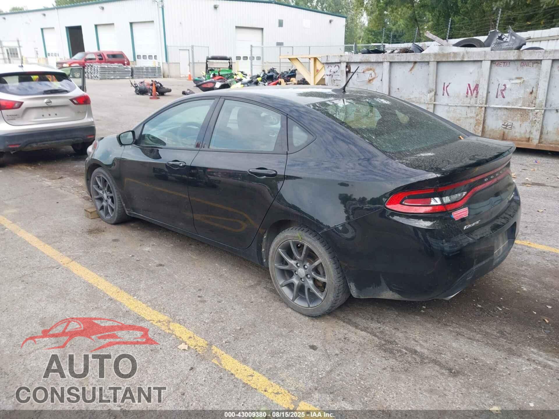 DODGE DART 2013 - 1C3CDFBA2DD238476