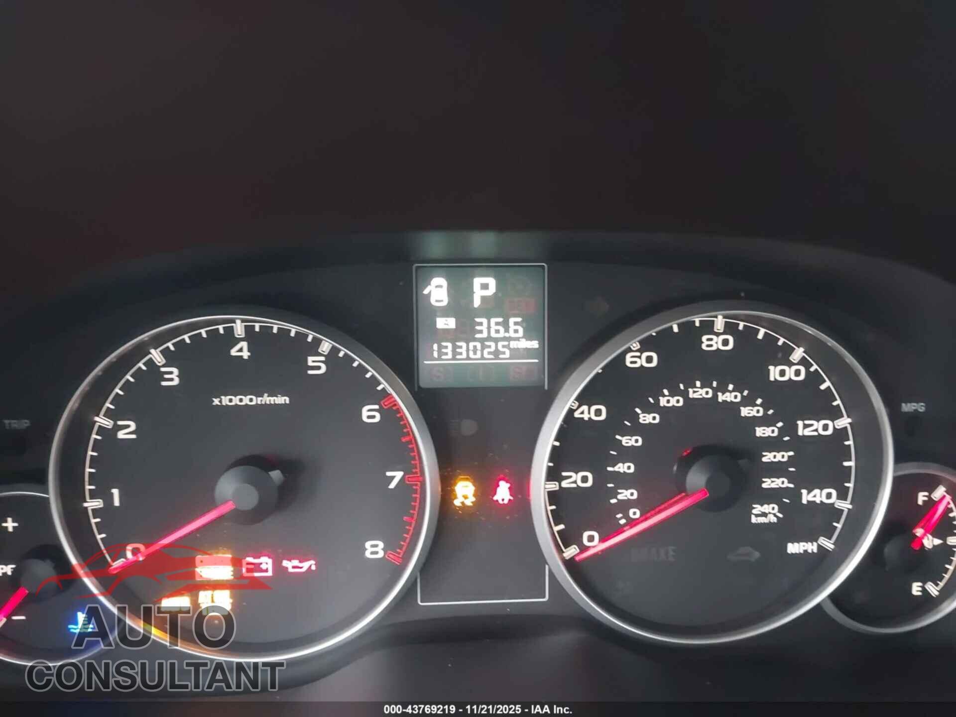 SUBARU OUTBACK 2013 - 4S4BRBCC9D3295843