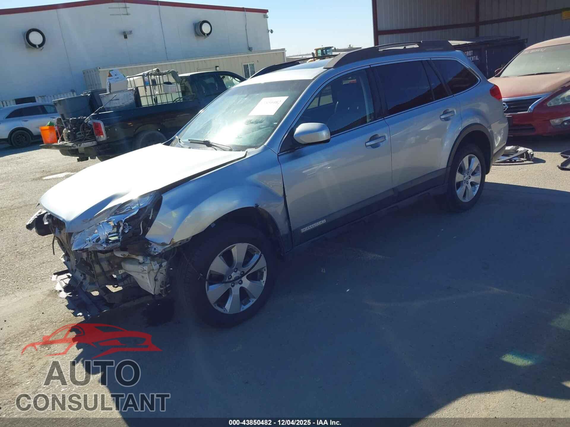 SUBARU OUTBACK 2012 - 4S4BRBKC4C3288007