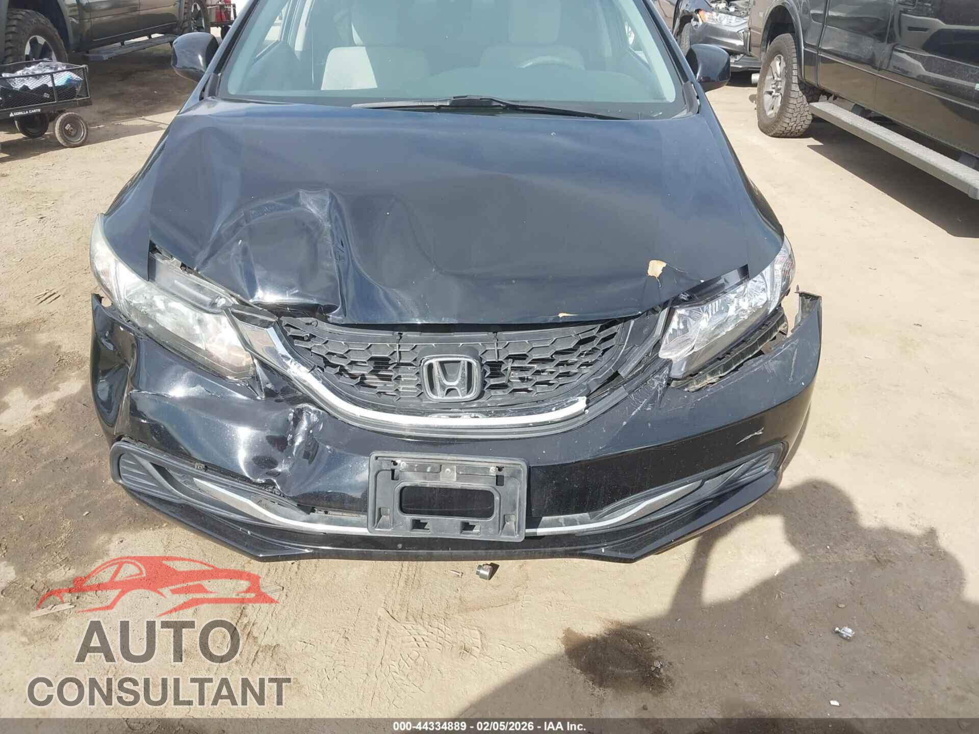 HONDA CIVIC 2013 - 19XFB2F58DE237254